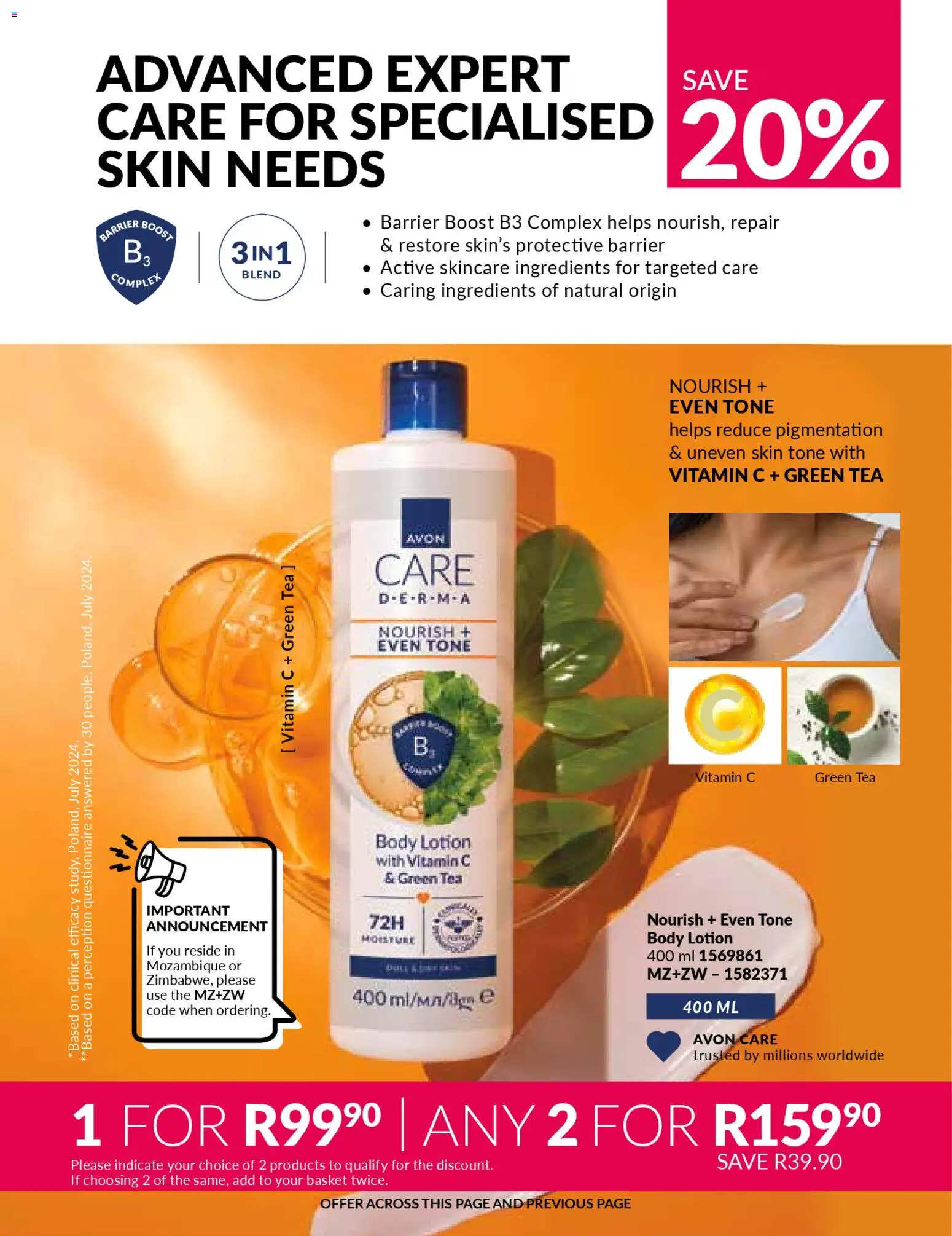 New Avon catalogue – valid from 01.01.2026 | Page: 187 | Products: Basket, Tea, Lotion