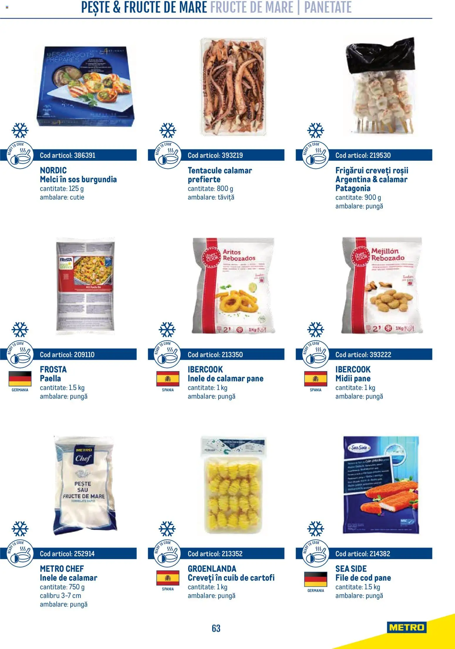 Noul catalog Metro – valabil de la 21.04.2026 | Pagină: 63 | Produse: Cutie, Roșii, Cartofi, Sos