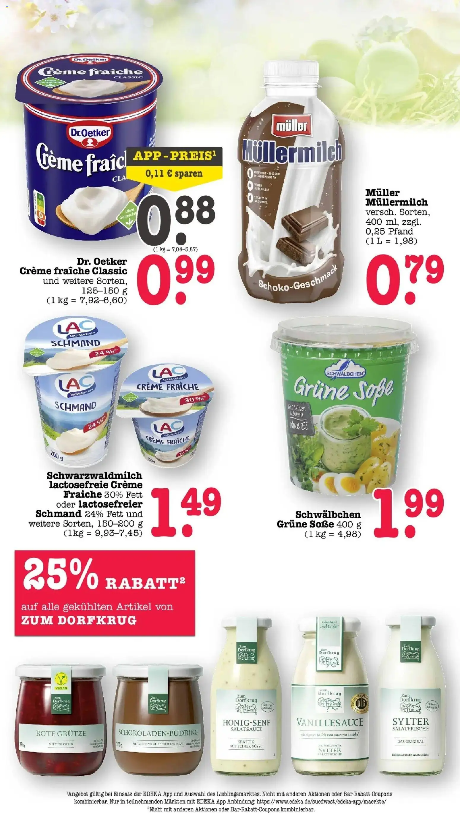Edeka prospekt Offenbach	 – gültig ab 30.03.2026 | Seite: 39 | Produkte: Milch, Creme, Müllermilch, Muller mullermilch