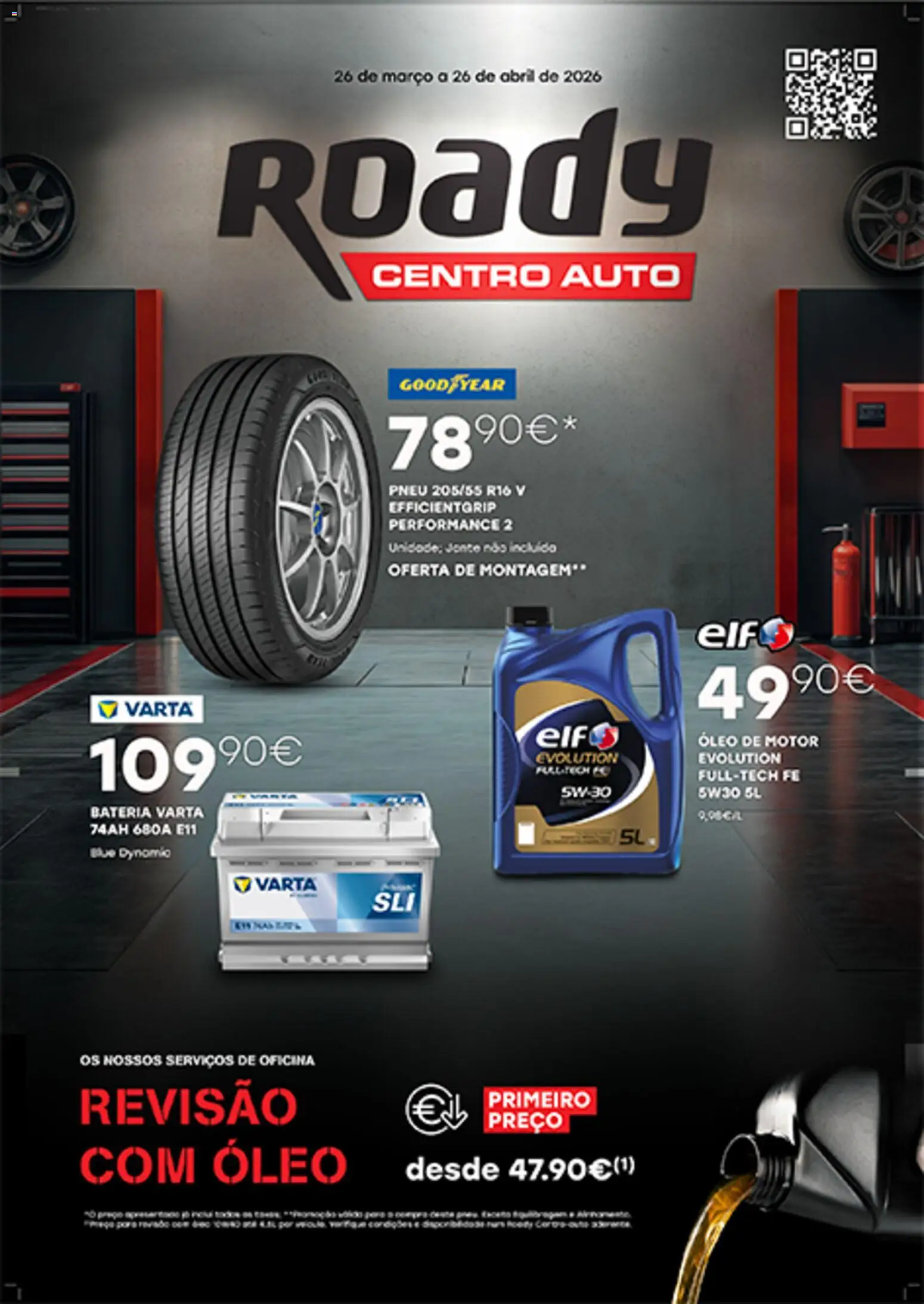 Roady folheto | 26/03/2026 |  🎉 Como obter um desconto limitado? Poupe ainda hoje! | Portugal