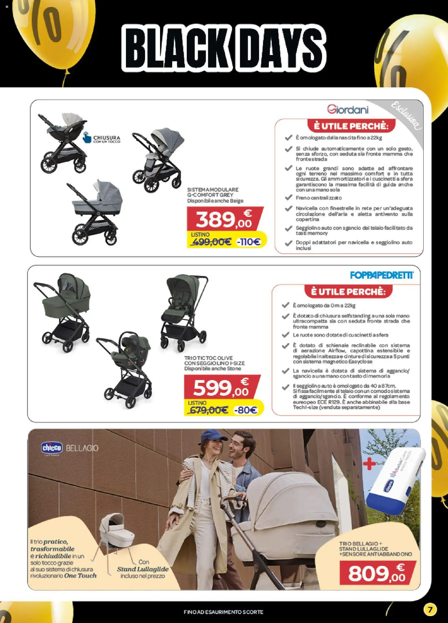 Volantino Bimbo store del 20.11.2025 | Pagina: 7 | Prodotti: Olive, Seggiolino