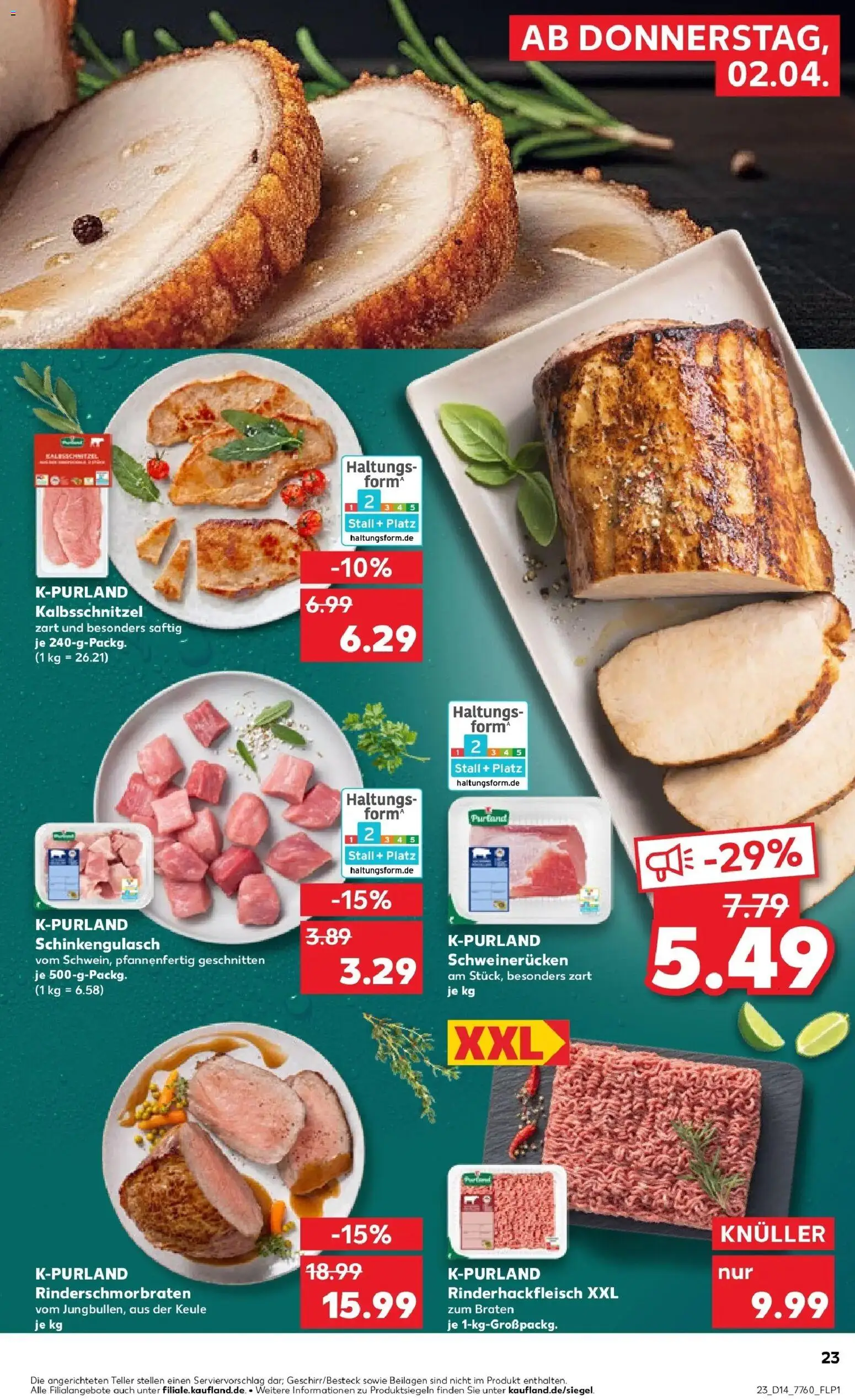 Kaufland Prospekt Aalen	 – gültig ab 30.03.2026 | Seite: 37 | Produkte: Schweinerucken