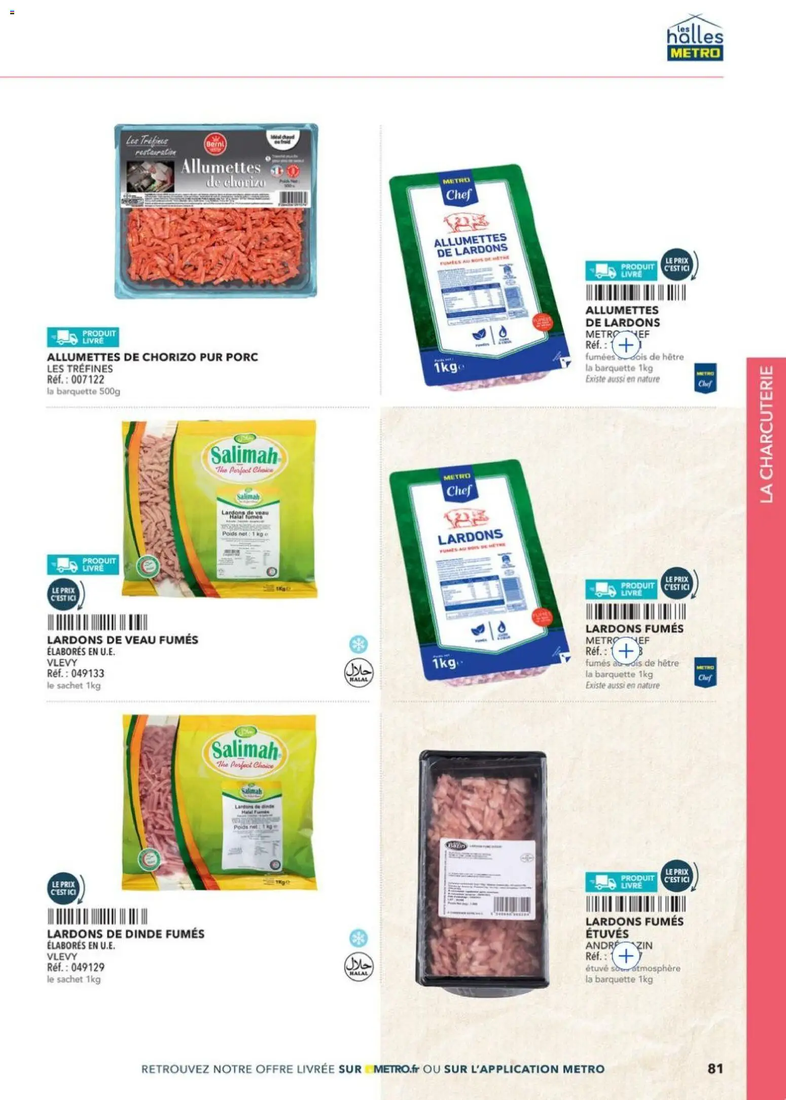 {H1} | Page: 81 | Produits: Chorizo, Mais, Thé, Livre