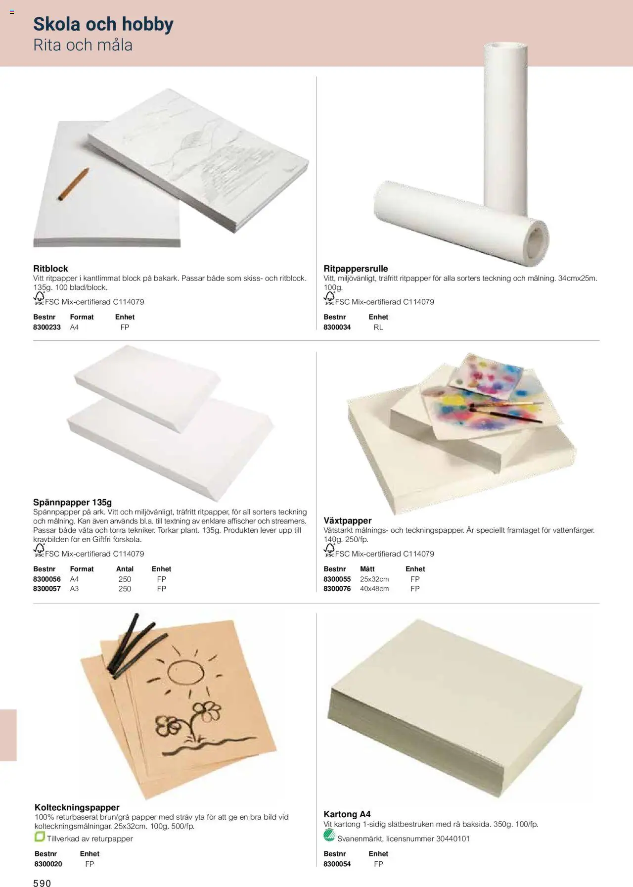Office Depot reklamblad aktuell från 15.02.2024 | Sida: 592 | Produkter: Papper, Kartong