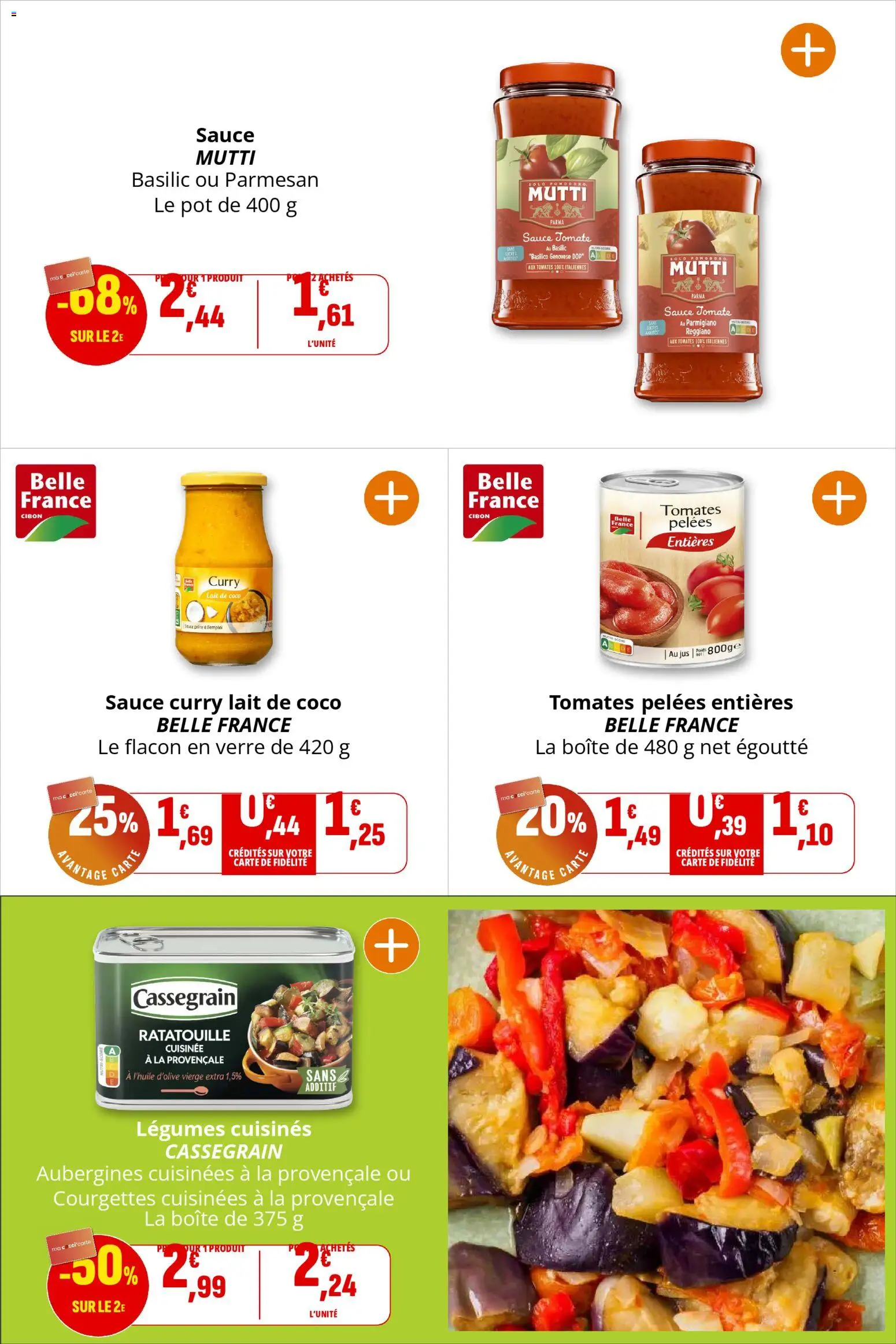 {H1} | Page: 26 | Produits: Parmesan, Curry, Lait, Tomates