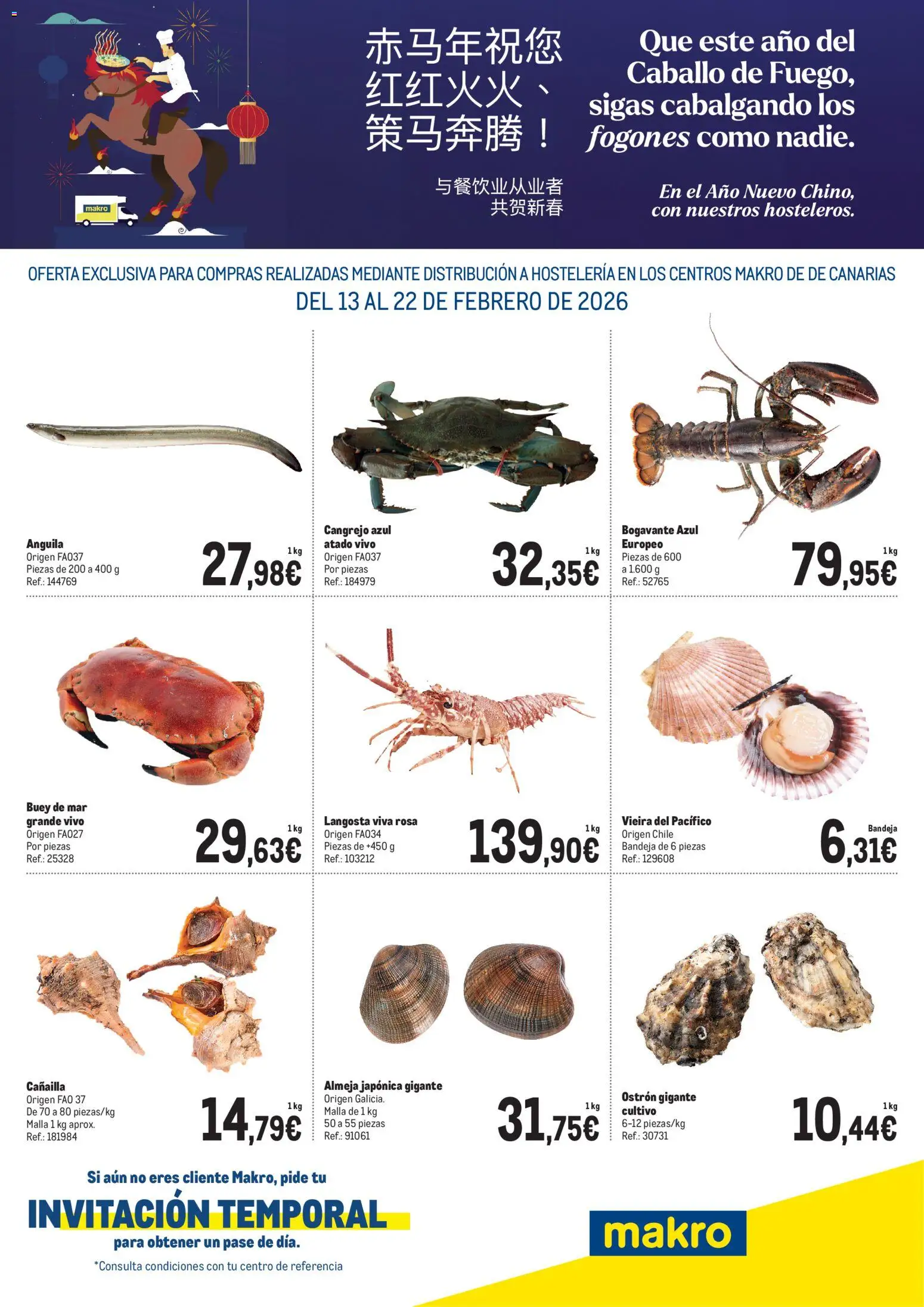 Makro - Año Nuevo Chino Canarias │ válido desde el 13.02.2026 | Página: 1 | Productos: Bandeja