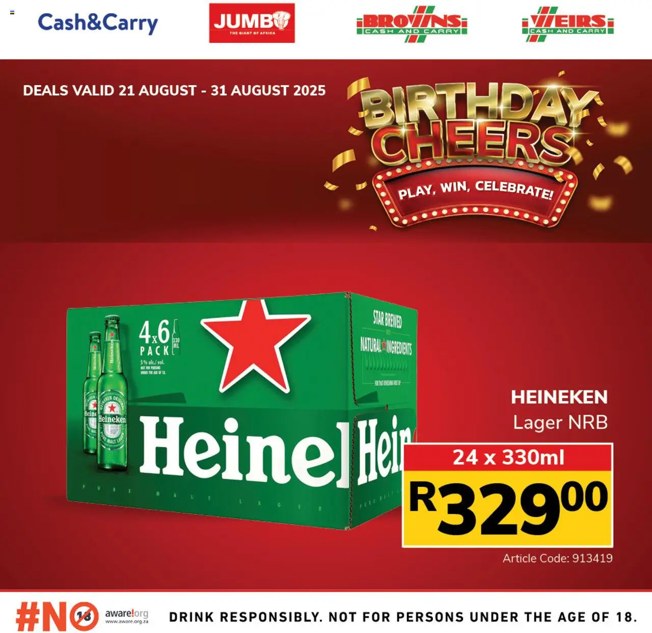 Jumbo Birthday Specials Beer and Cider │ valid from 21.08.2025 | Page: 1