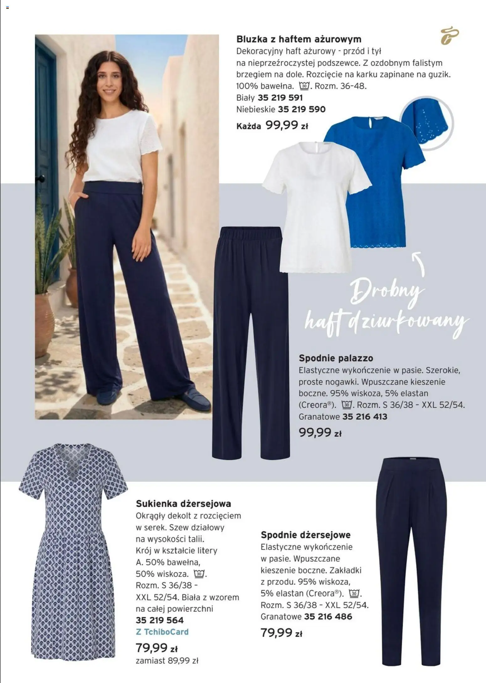 Tchibo promocje od 05.05.2026 | Strona: 9 | Produkty: Bluzka, Spodnie, Sukienka