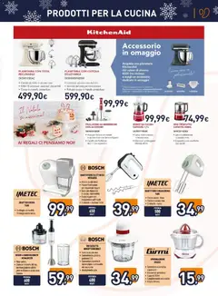 Anteprima del volantino Unieuro Piccoli Elettrodomestici catalogo valido a partire dal 06.12.2025 | Pagina: 9 | Prodotti: Tritatutto, Contenitore, Spremiagrumi, Frullatore ad immersione