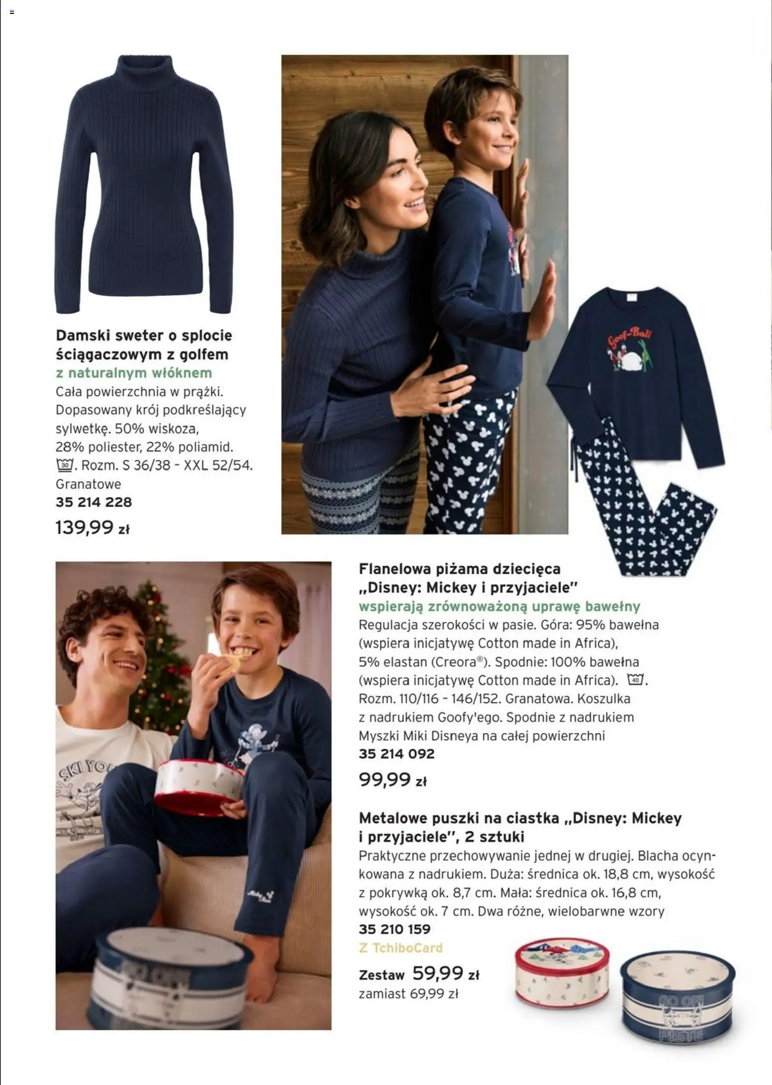 Tchibo promocje od 16.12.2025 | Strona: 16 | Produkty: Sweter, Spodnie, Piżama, Ciastka