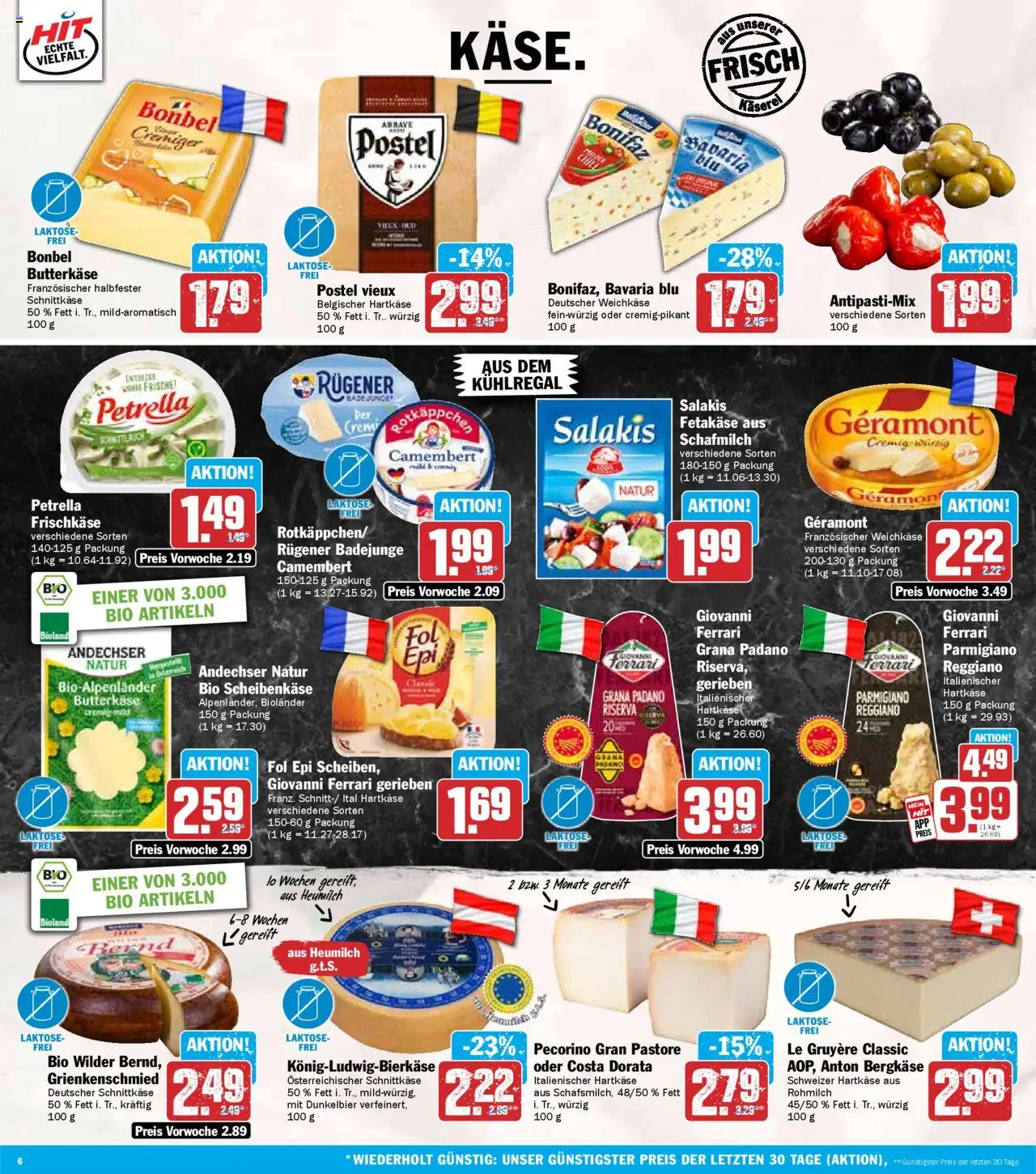 HIT - Baden-Württemberg - gültig ab dem 25.08.2025 | Seite: 6 | Produkte: Geramont, Salakis, Rotkäppchen, Frischkase