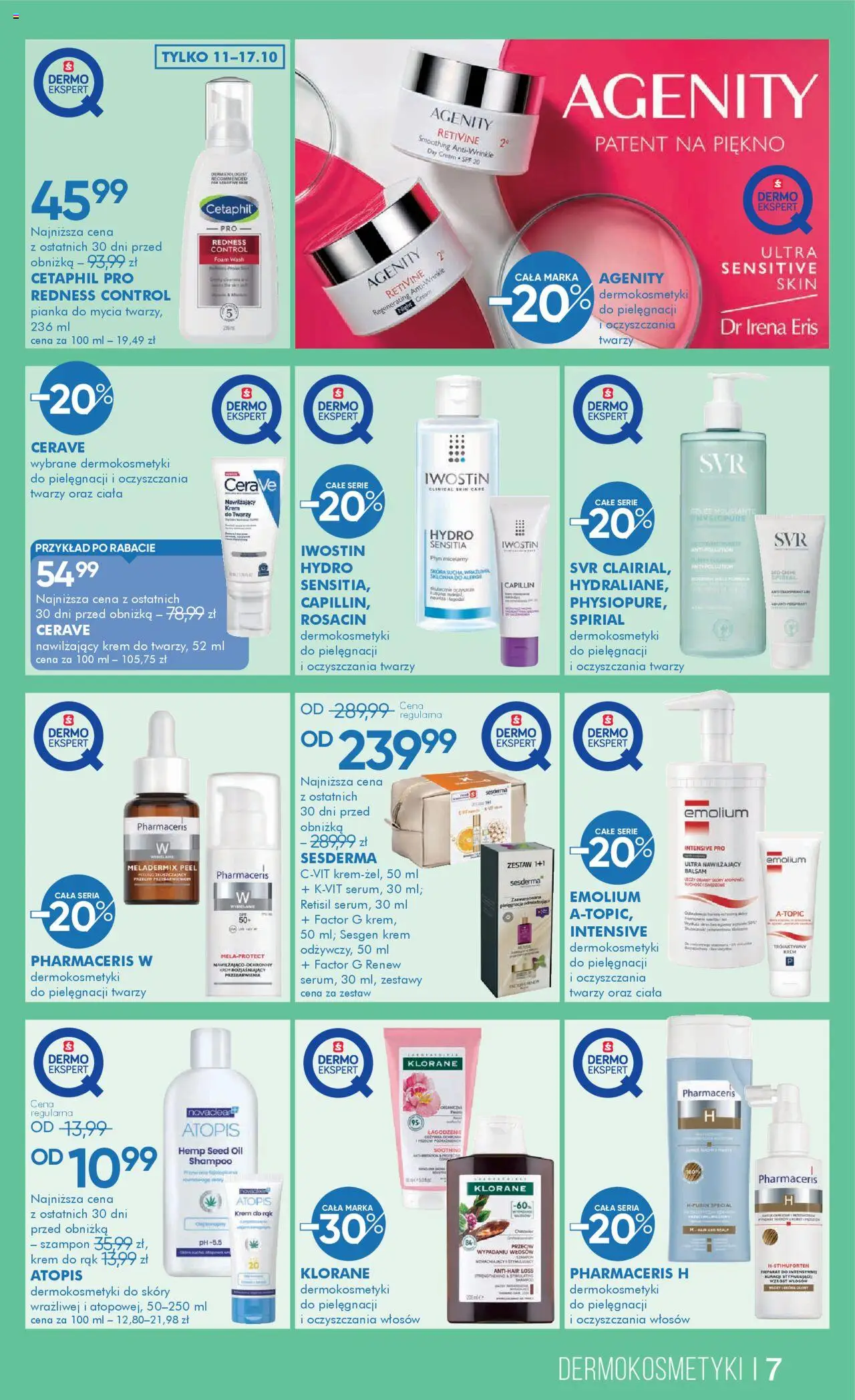 Super-pharm Gazetka od 04.10.2025 | Strona: 7 | Produkty: Szampon, Peeling, Krem do rąk, Krem