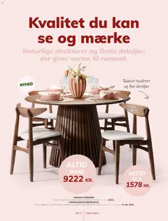 Daells Bolighus - Tilbudsavis gyldig fra 25.02.2026 | Side: 17 | Produkter: Bord, Stol