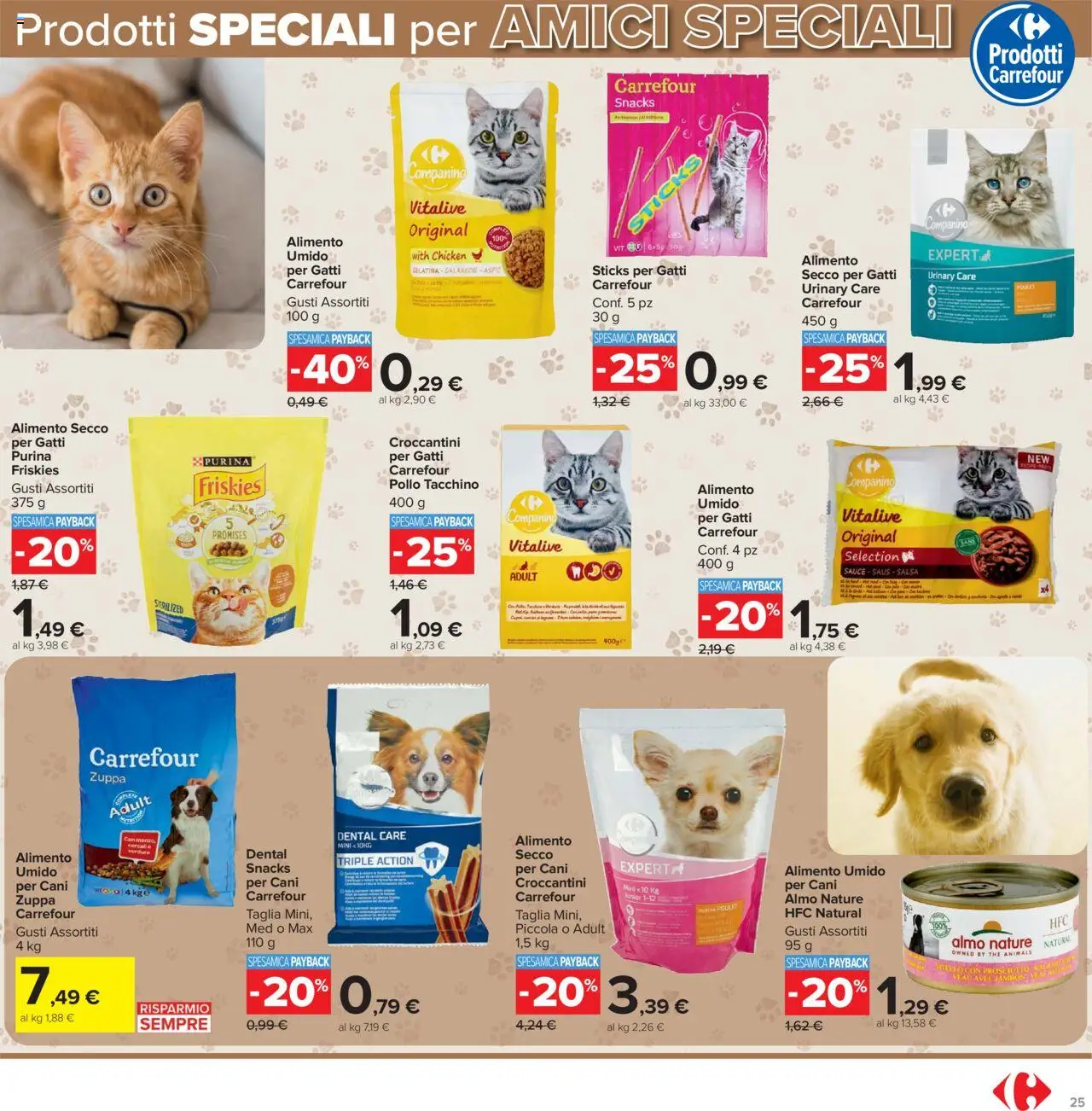 Volantino Carrefour del 15.09.2025 | Pagina: 25 | Prodotti: Pollo, Tacchino, Prosciutto, The