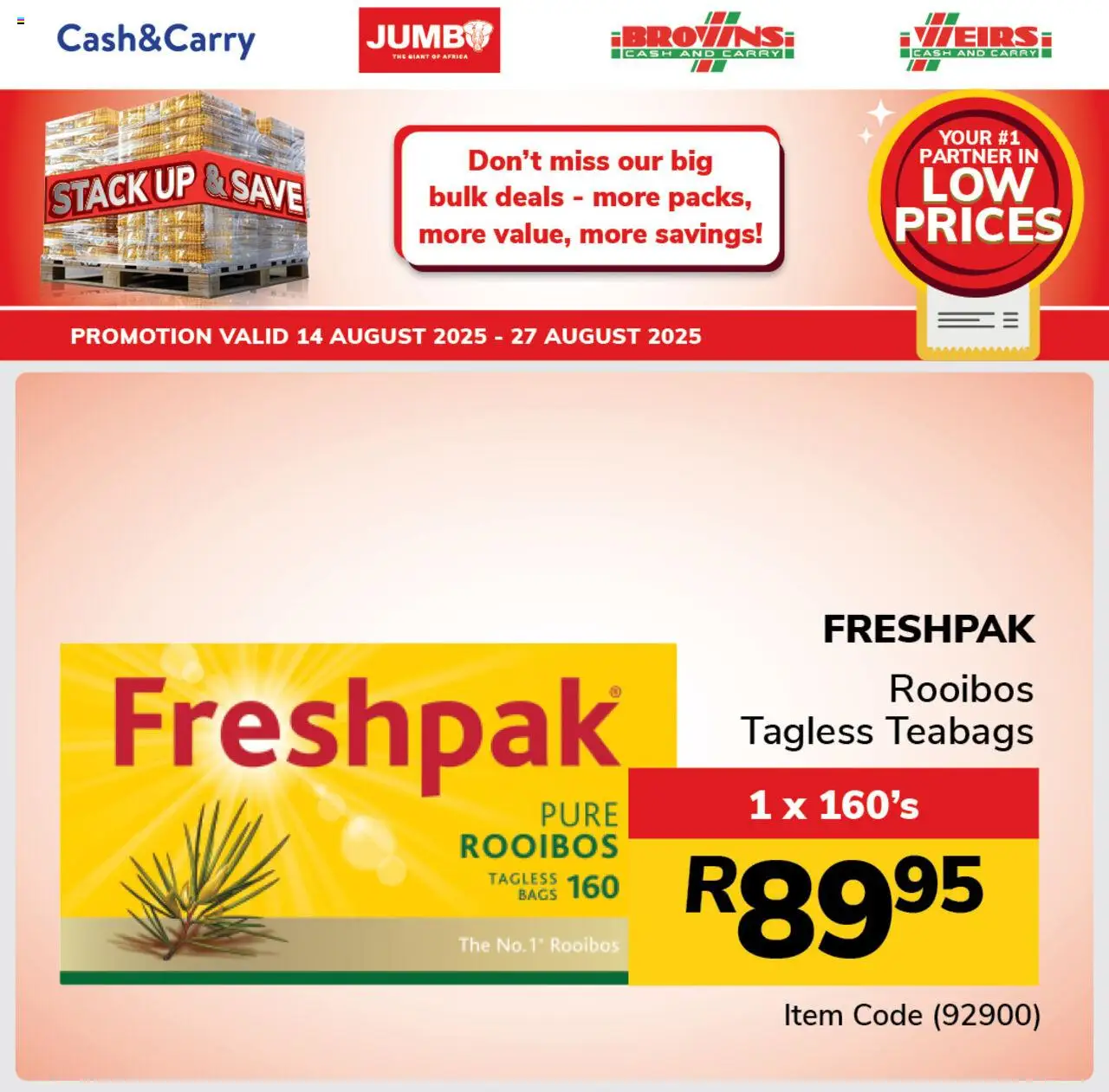 Jumbo Stack Up & Save Deals │ valid from 14.08.2025 | Page: 1