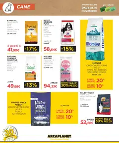 Anteprima del volantino Volantino Arcaplanet	 valido a partire dal 03.11.2025 | Pagina: 12 | Prodotti: Pollo, Riso, Crocchette, Agnello