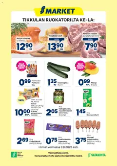 Katso S-market tarjoukset voimassa alkaen 30.07.2025