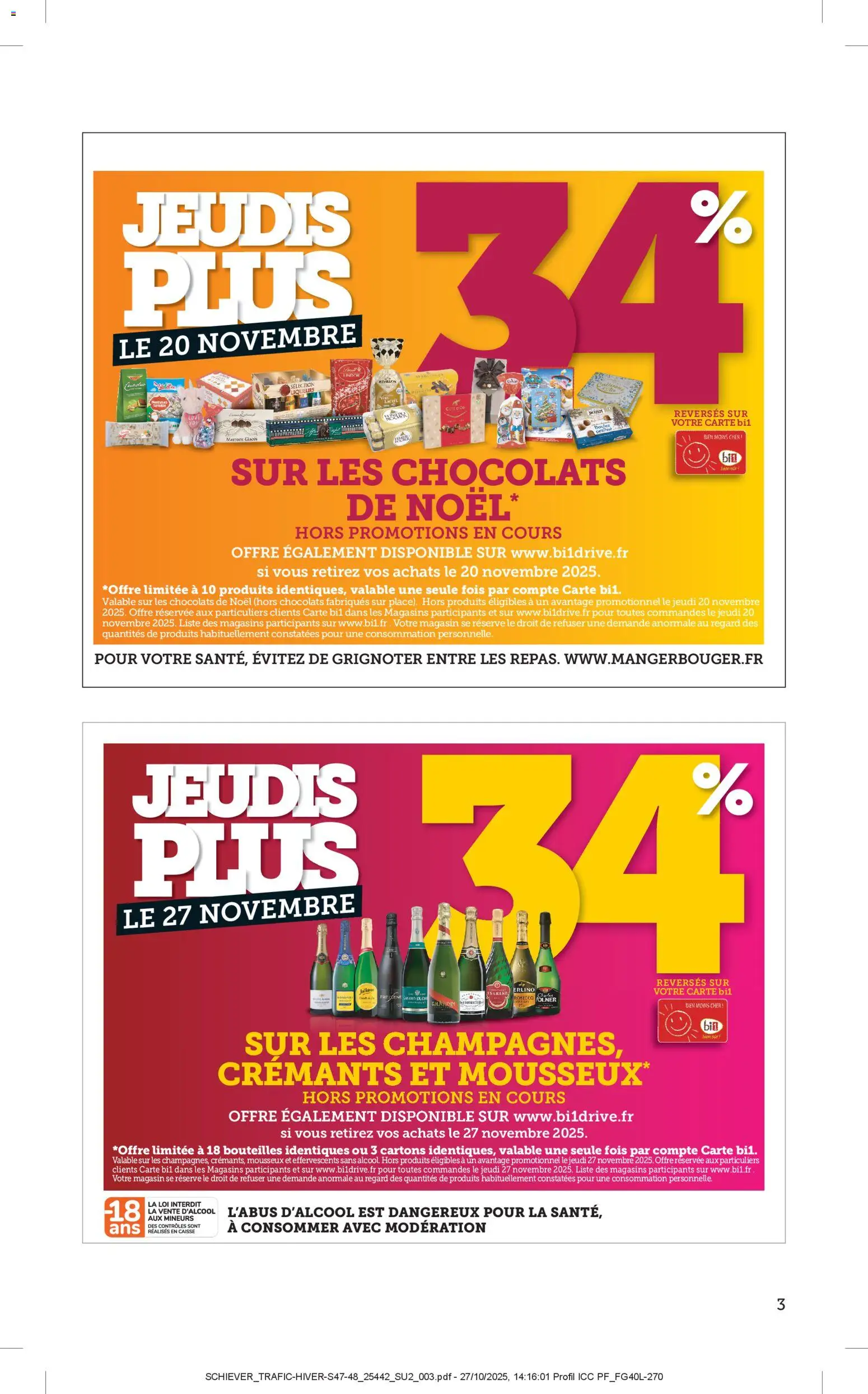 {H1} | Page: 3 | Produits: Chocolats de noël, Mousseux