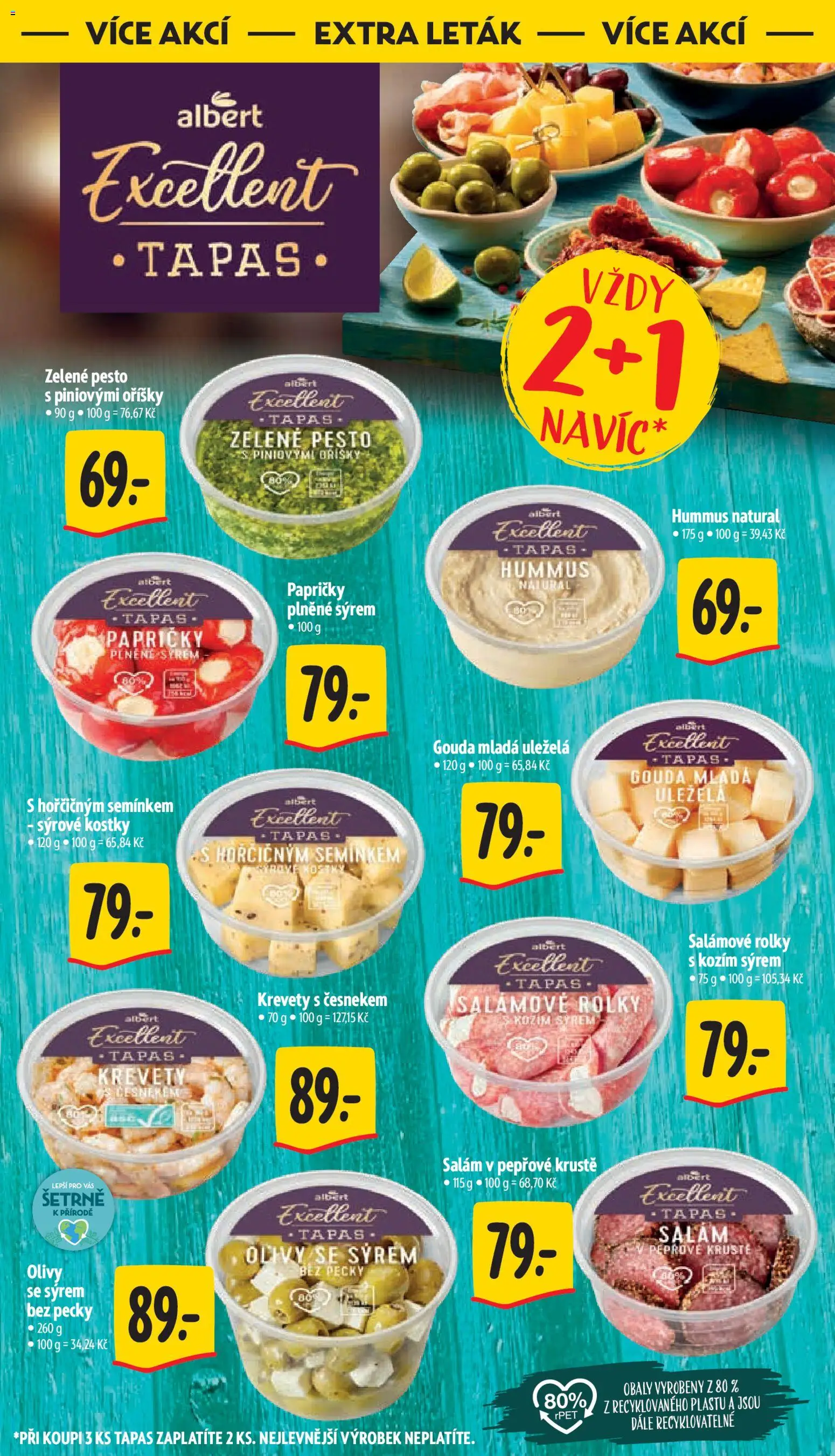 Albert leták - Supermarket od 25.02.2026 | Strana: 38 | Produkty: Hummus, Gouda, Oříšky, Olivy