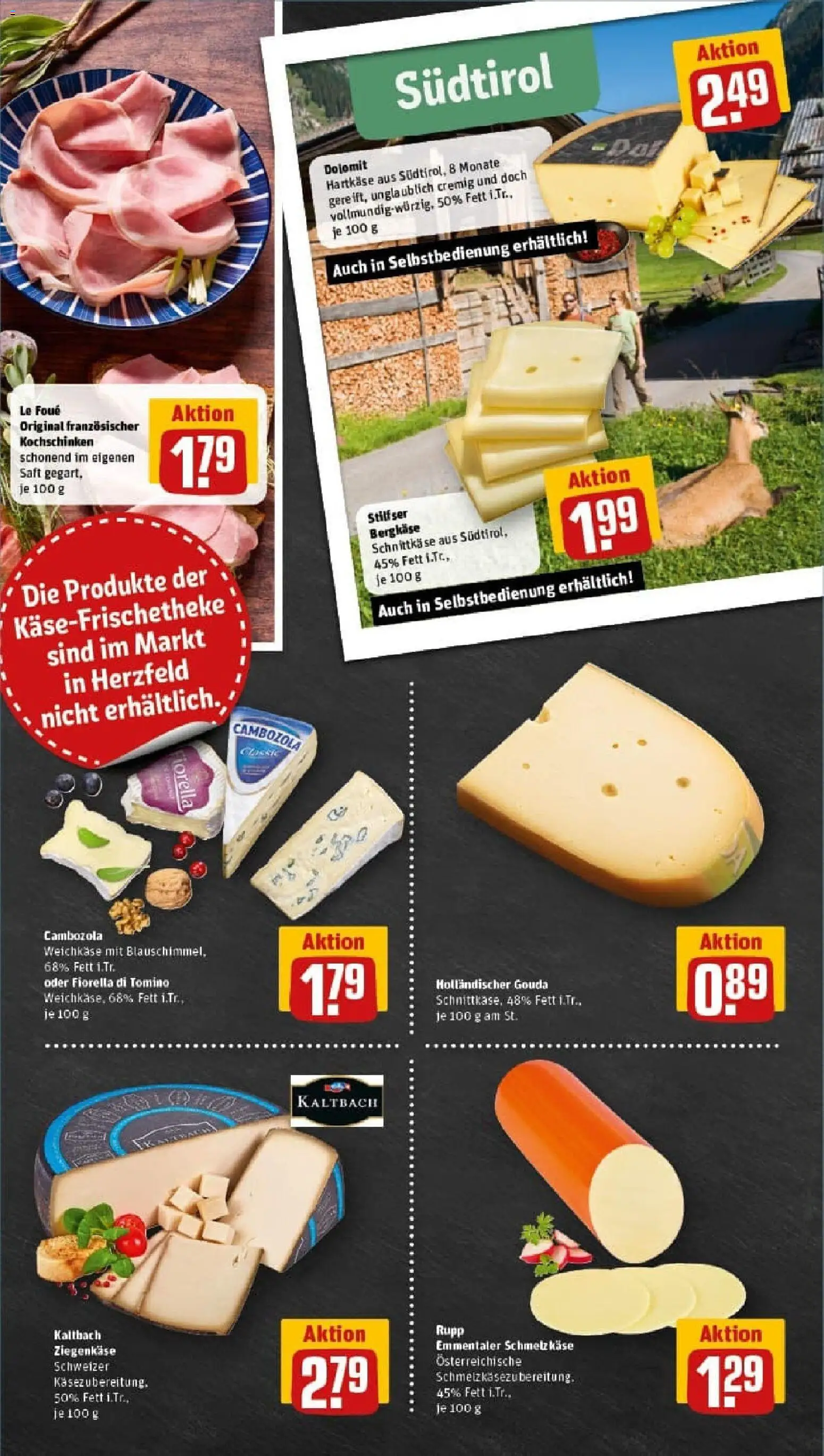 Rewe prospekt Lippetal	 – gültig ab 26.10.2025 | Seite: 11 | Produkte: Gouda, Ziegenkäse, Saft