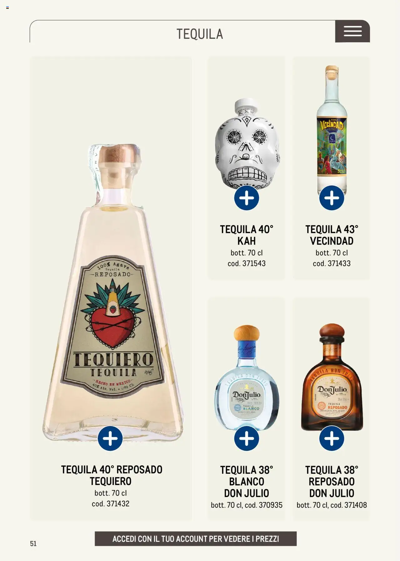 Volantino Metro del 30.05.2025 | Pagina: 51 | Prodotti: Tequila