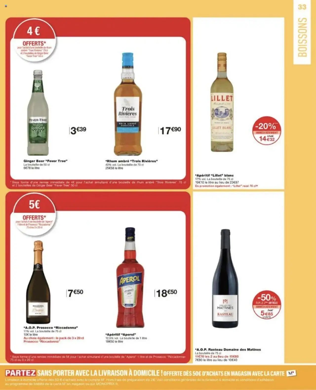  | Page: 33 | Produits: Rhum, Prosecco