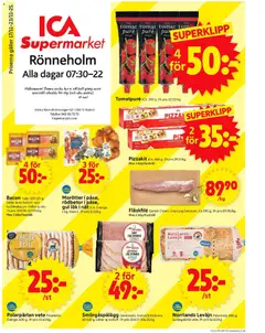 ICA Supermarket - Malmö - Förhandsvisning av reklamblad från butik ICA Supermarket aktuell från 17.11.2025