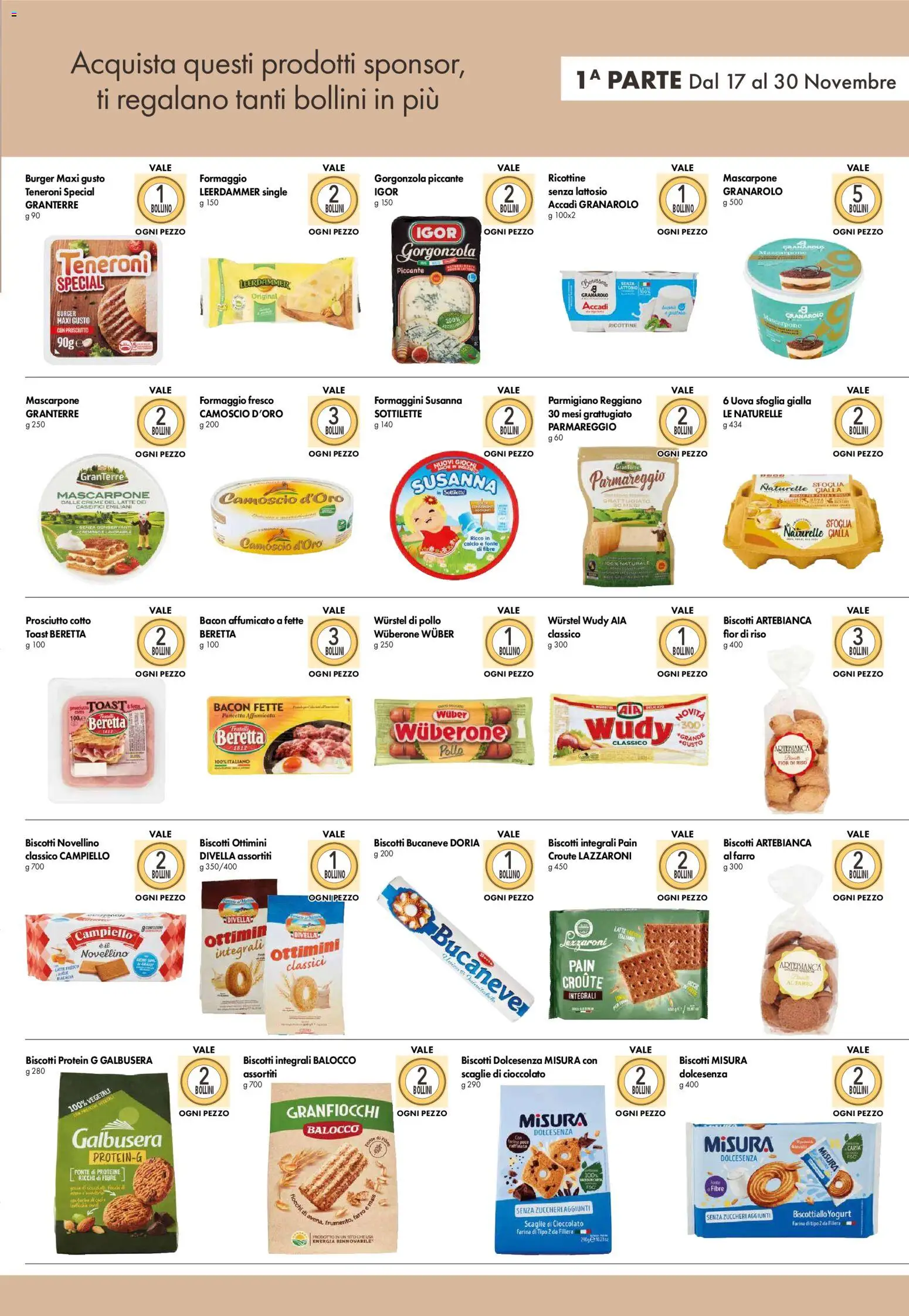 Volantino Galassia del 17.11.2025 | Pagina: 3 | Prodotti: Yogurt, Uova, Fiocchi, Farro