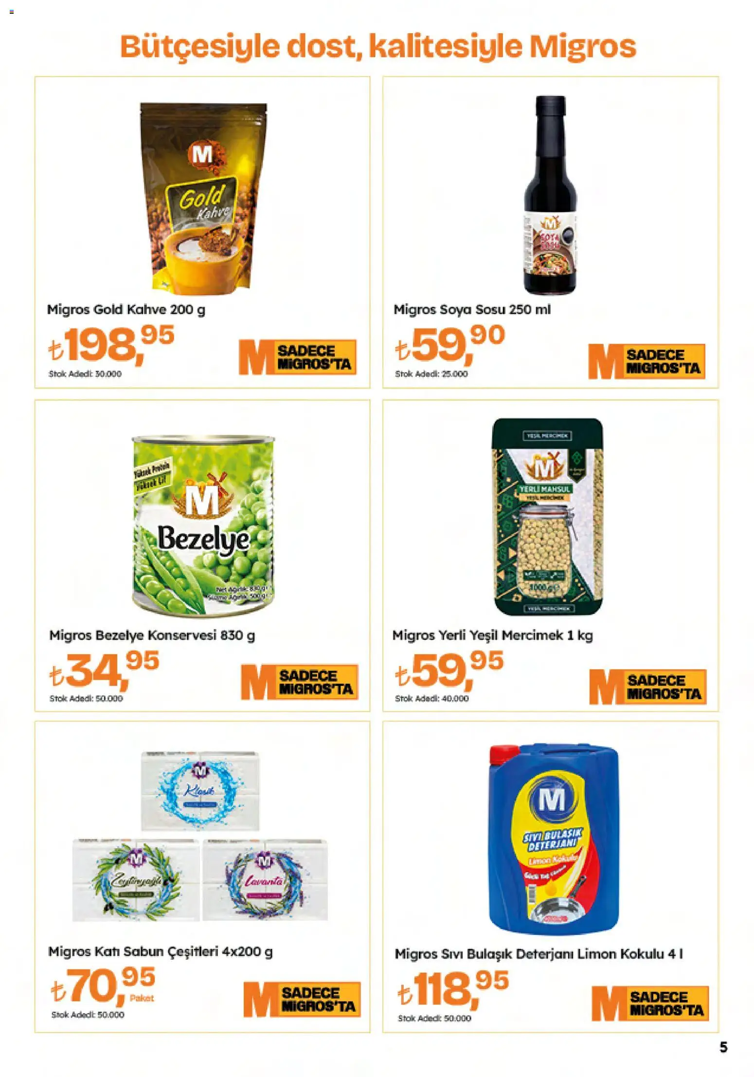 Migros Katalog - 5M Migroskop Dijital - 23.10.2025 tarihinden itibaren geçerlidir | Sayfa: 5 | Ürünler: Kahve, Bulaşık deterjanı, Limon, Bezelye