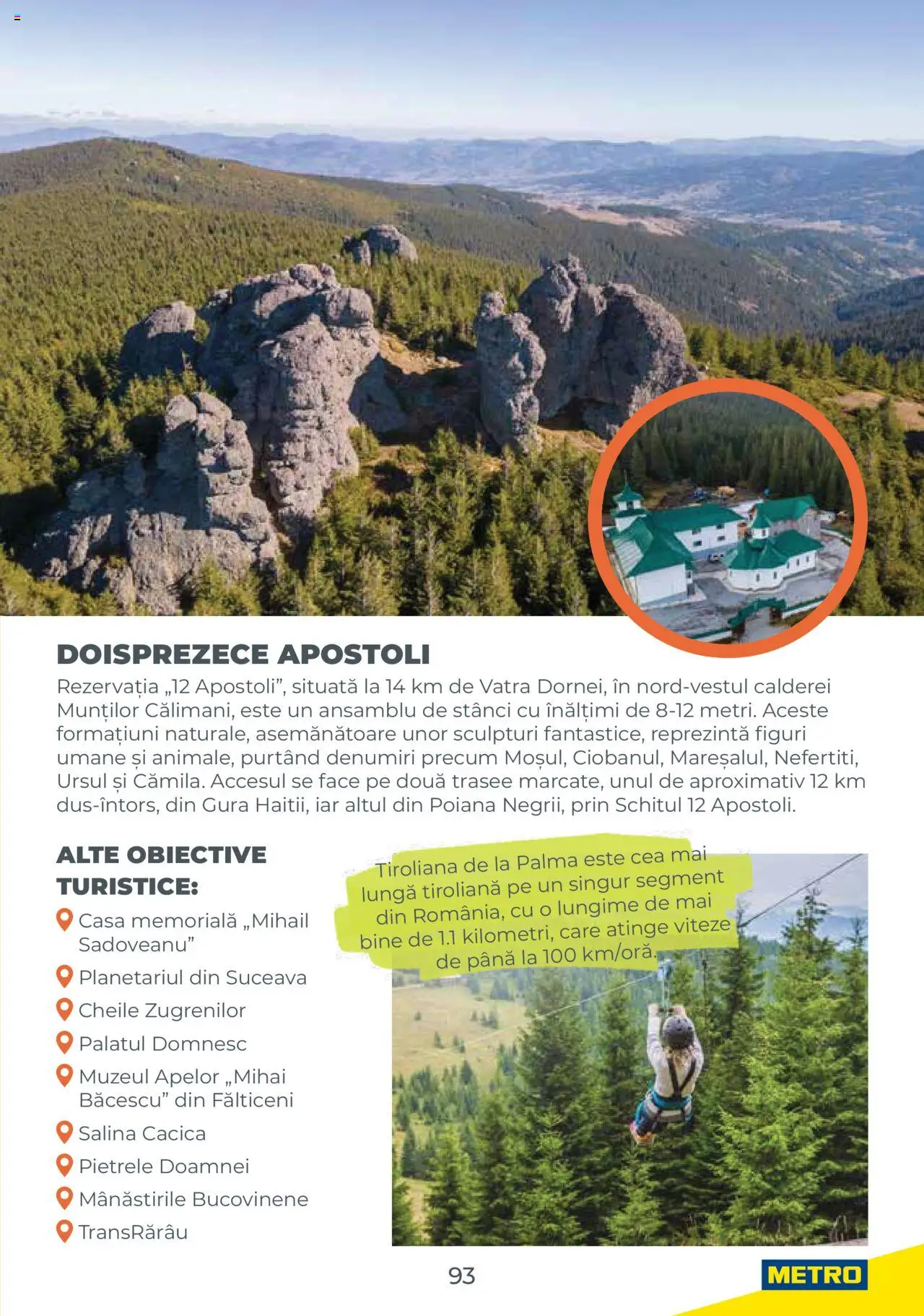 Metro catalog - Ghid de călătorie România – valabil de la 01.08.2025 | Pagină: 93
