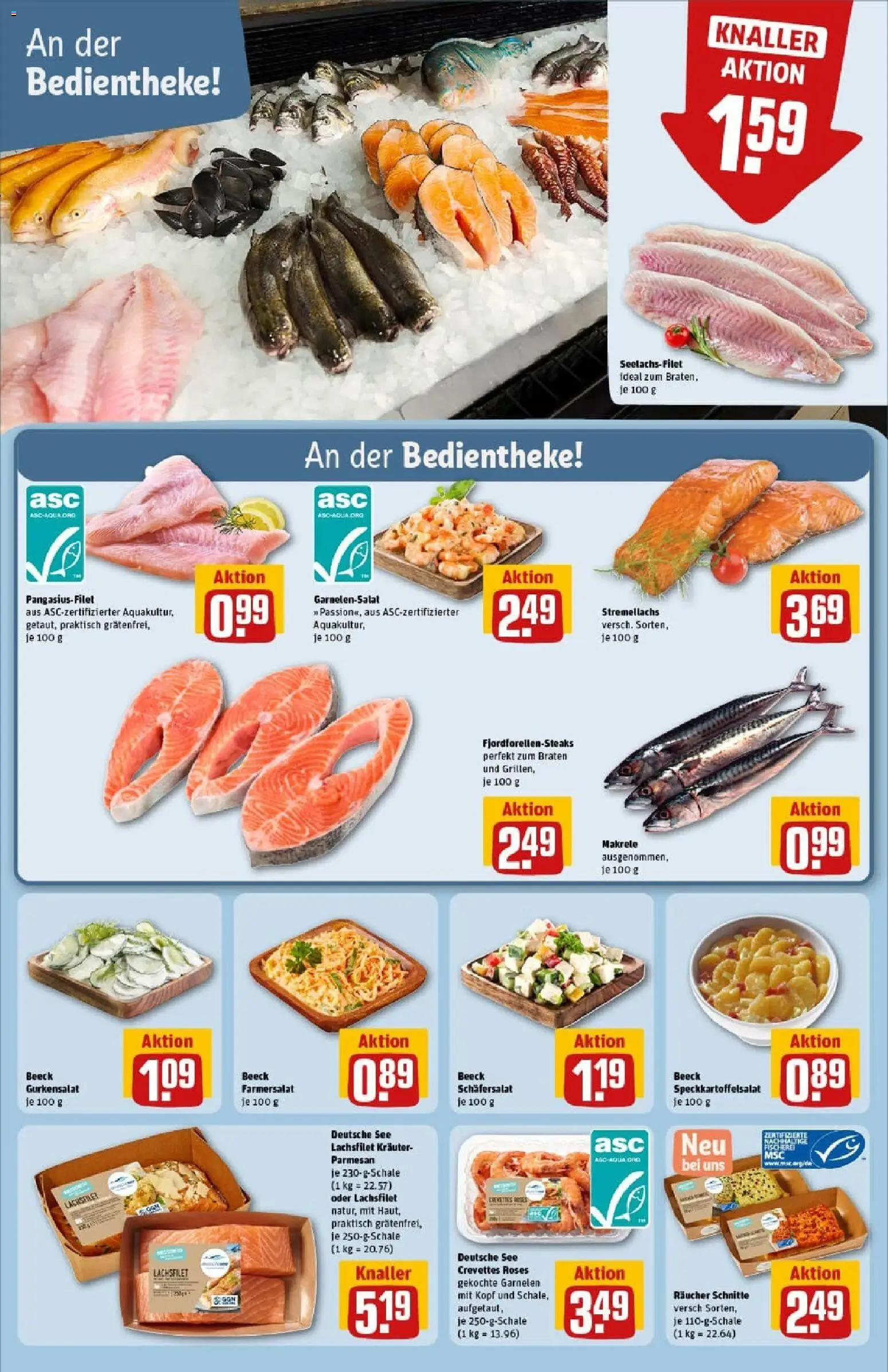 Rewe prospekt Michelstadt	 – gültig ab 26.10.2025 | Seite: 18 | Produkte: Garnelen, Steak