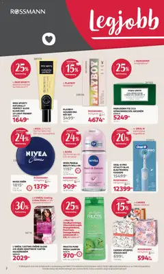 Rossmann akciós újság - amely érvényes a következő dátumtól: 20.04.2026 | Oldal: 2