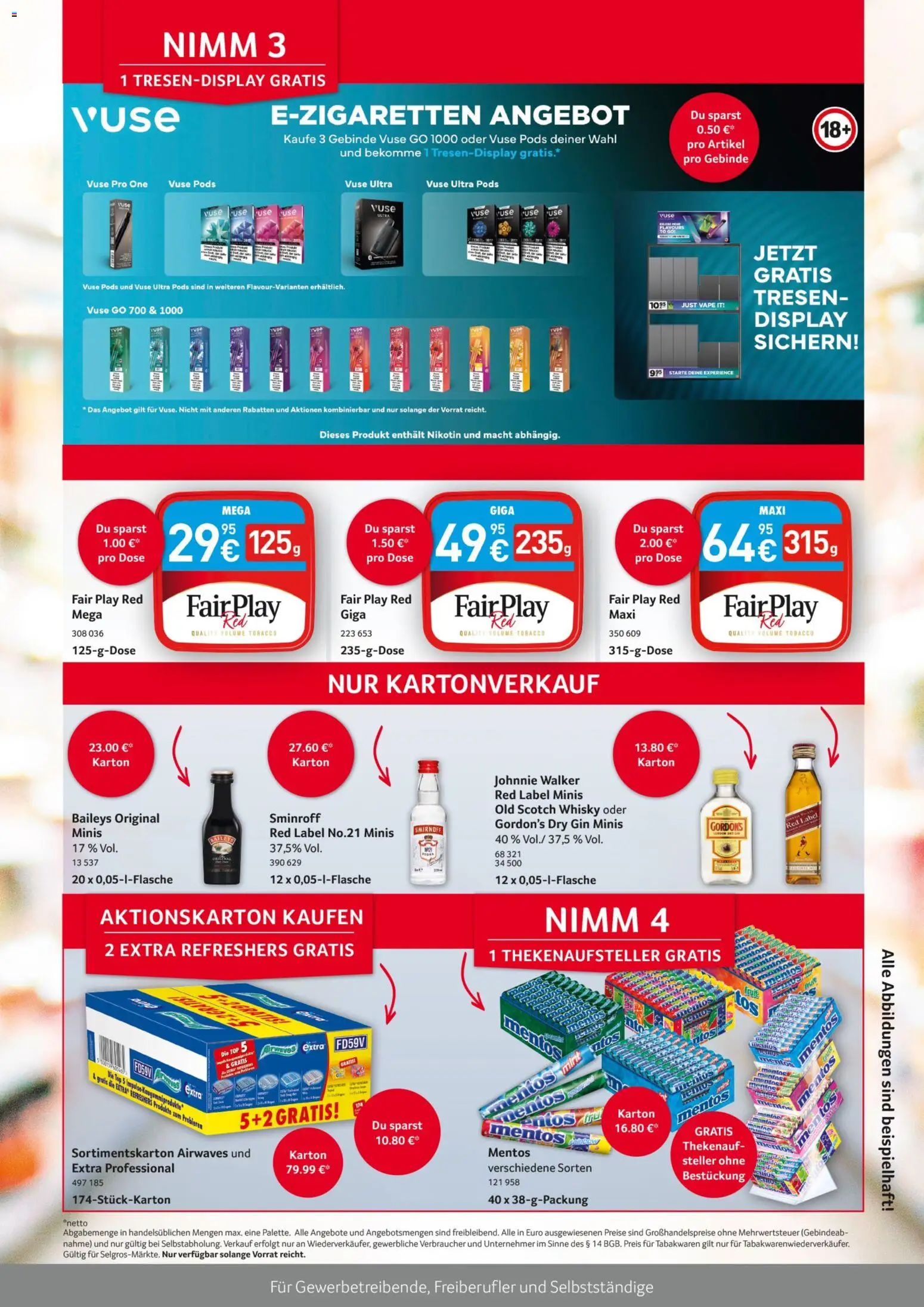 Selgros Tag des Handels – gültig ab 18.11.2025 | Seite: 2 | Produkte: Top, Smirnoff, Gin, Johnnie walker