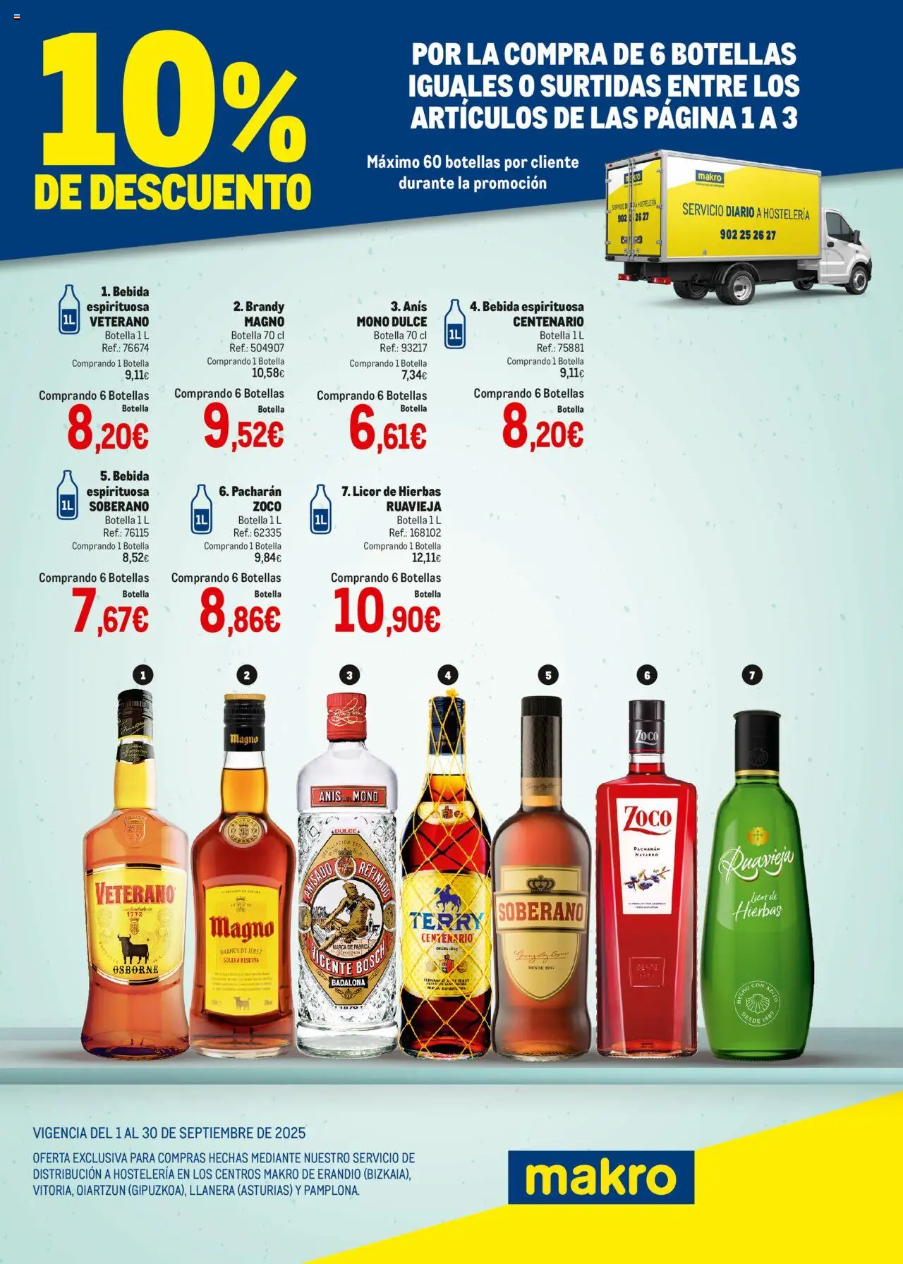 Makro - Destilados Norte 2 │ válido desde el 01.09.2025 | Página: 3 | Productos: Licor, Μαύρο πιπέρι
