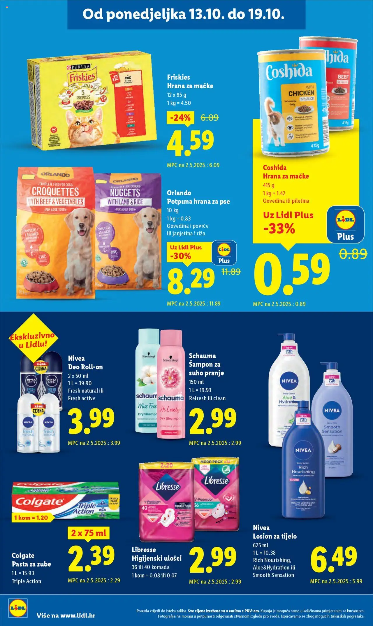 Lidl katalog | vrijedi od 13.10.2025 | Stranica: 22 | Proizvodi: Janjetina, Šampon, Govedina, Nivea