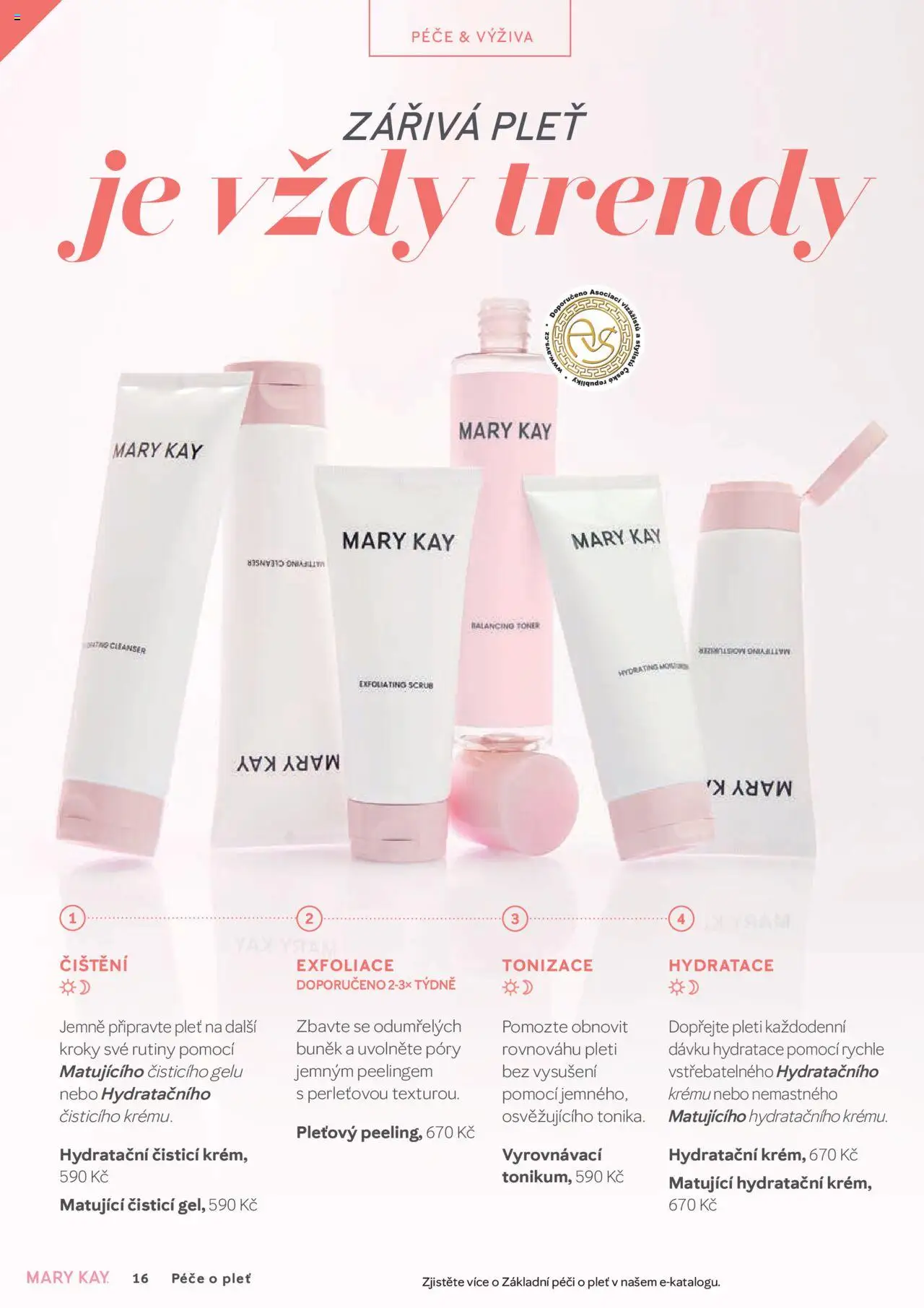 Mary Kay kniha o kráse od 01.07.2025 | Strana: 16 | Produkty: Krém, Hydratační krém, Toner, Peeling