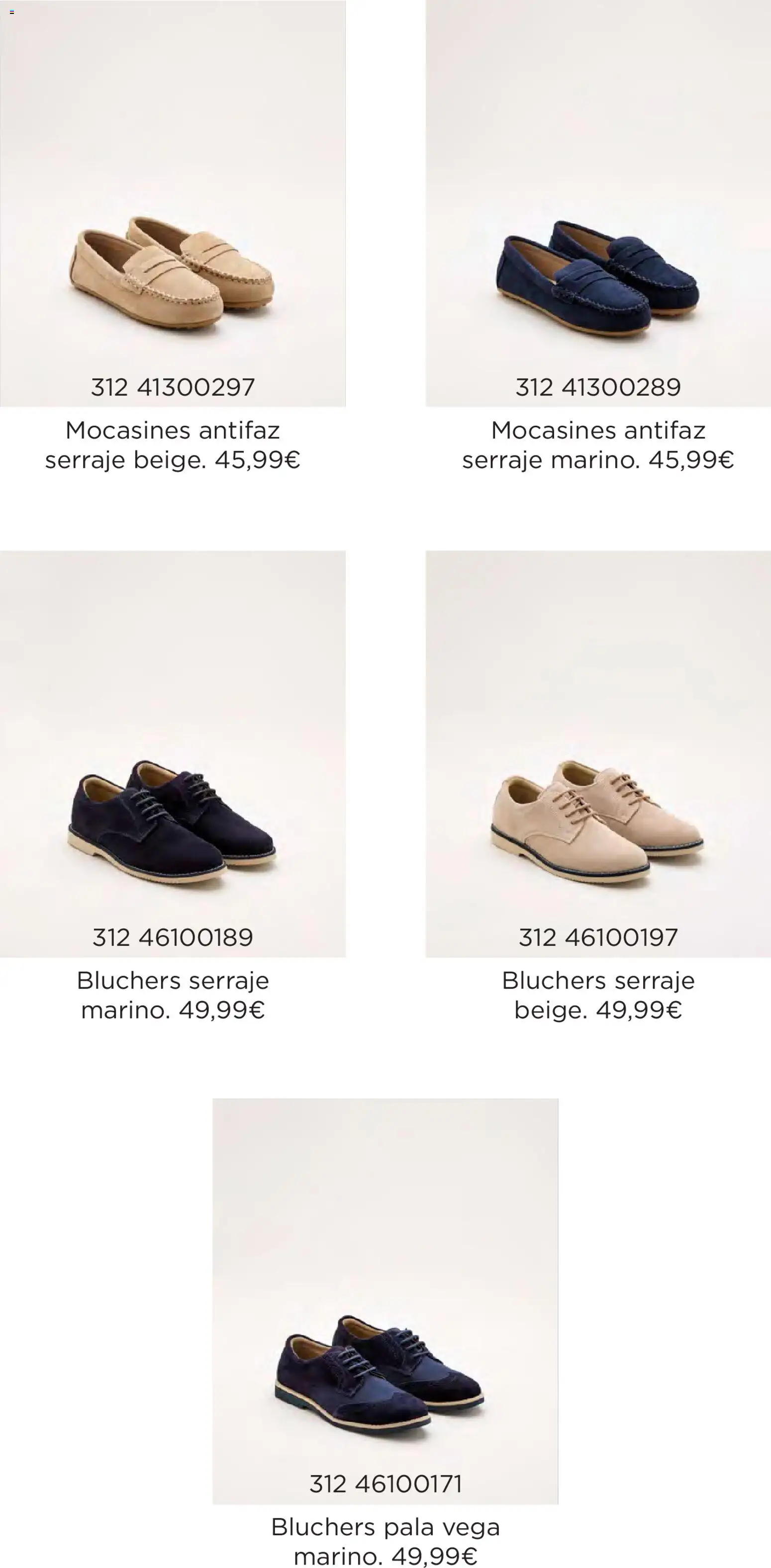 El Corte Inglés Comuniones 2026 │ válido desde el 19.11.2025 | Página: 35 | Productos: Mocasines