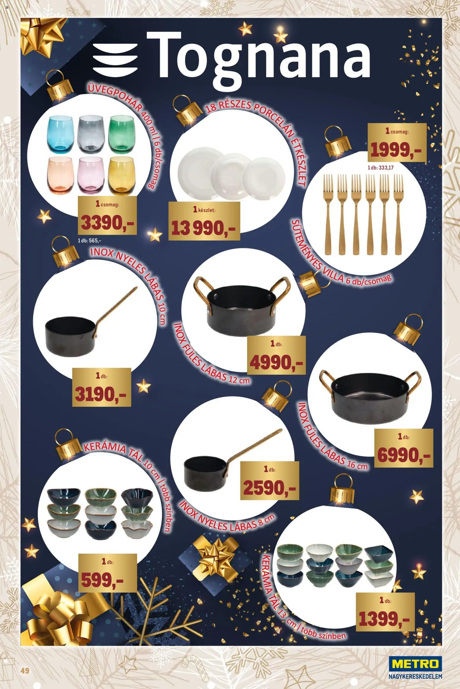 Metro akciós ujság - amely érvényes a következő dátumtól: 01.12.2025 | Oldal: 49
