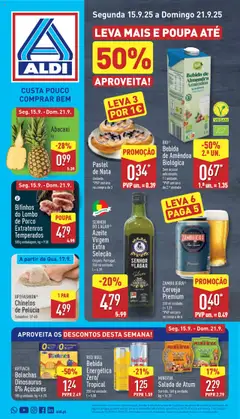 Pré-visualização Aldi folheto válido de 15.09.2025
