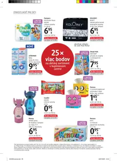 Pampers Harmonie Aqua, detské vlhčené utierky 3 x 48 ks │ platný od 01.08.2025 | Strana: 26 | Produkty: Šampón, Pena do kúpeľa, Plienky, Pampers
