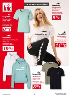 Kik katalog akcije – veljaven od 02.03.2026 | Stran: 12 | Izdelki: Pajkice, Majica, Pulover