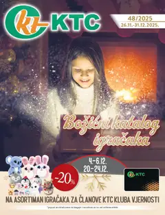 KTC - Katalog božićnih dekoracija - Pregled kataloga iz trgovine KTC, vrijedi od 26.11.2025
