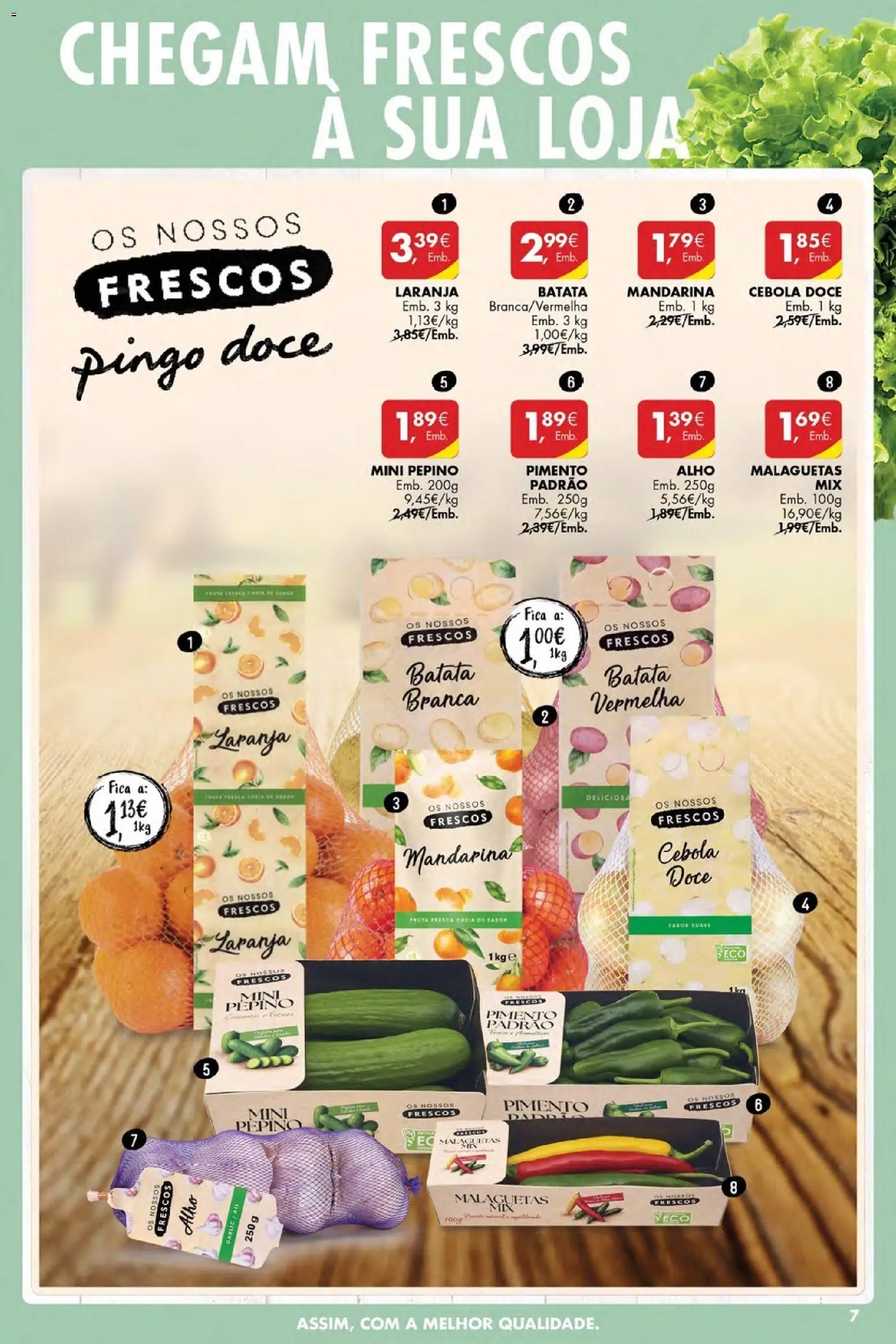 Pingo Doce Poupe Esta Semana Açores │ válido de 26.03.2026 | Página: 7 | Produtos: Batata, Cebola