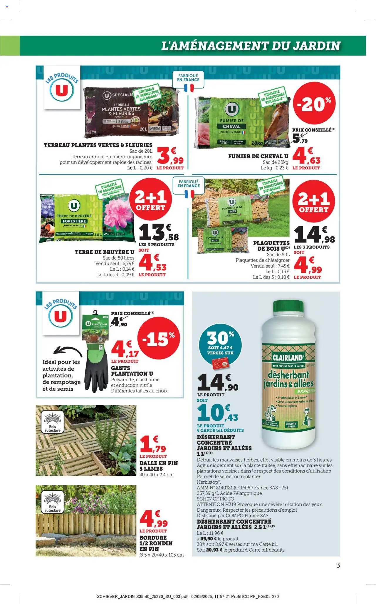  | Page: 3 | Produits: Fumier De Cheval, Terreau, Terre de bruyère, Gants