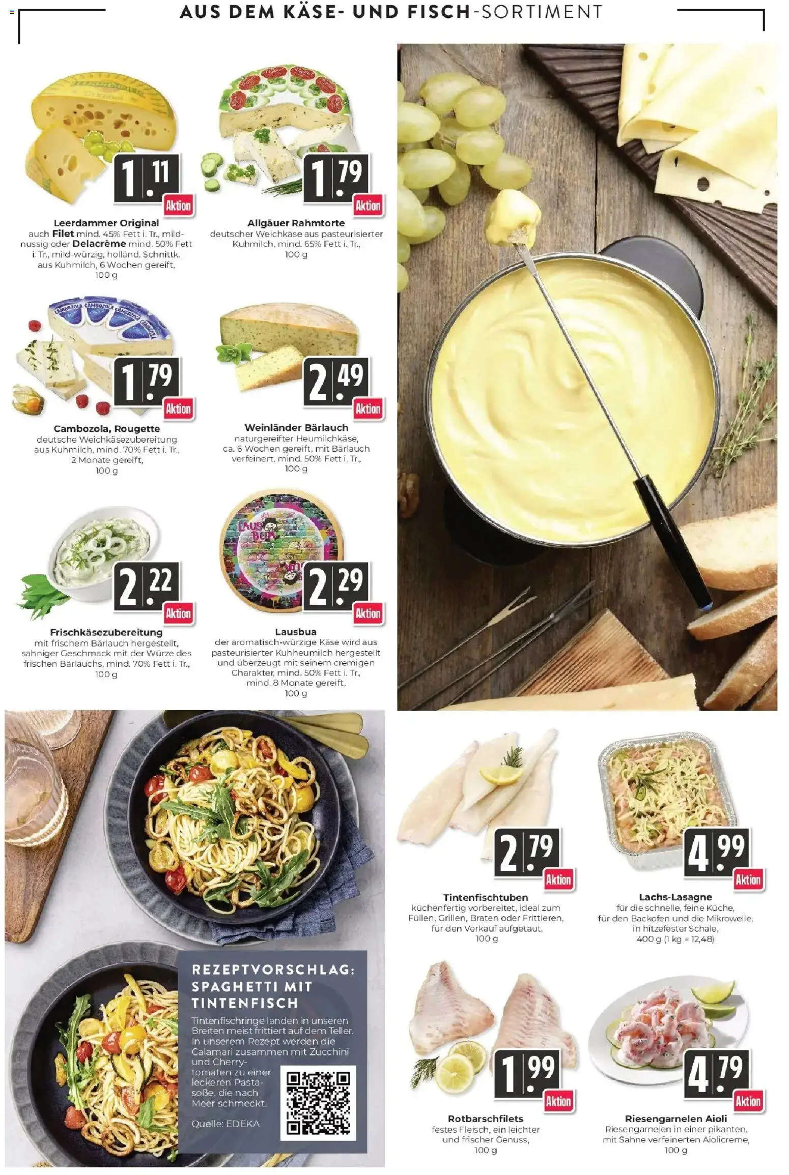Edeka prospekt Schliengen	 – gültig ab 09.03.2026 | Seite: 5 | Produkte: Käse, Backofen, Zucchini, Sahne