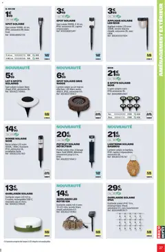 Brico Dépôt - Prévisualisation de Brico Dépôt - L'officiel du bricolage valide à partir de 25.03.2026 | Page: 27 | Produits: Guirlande solaire