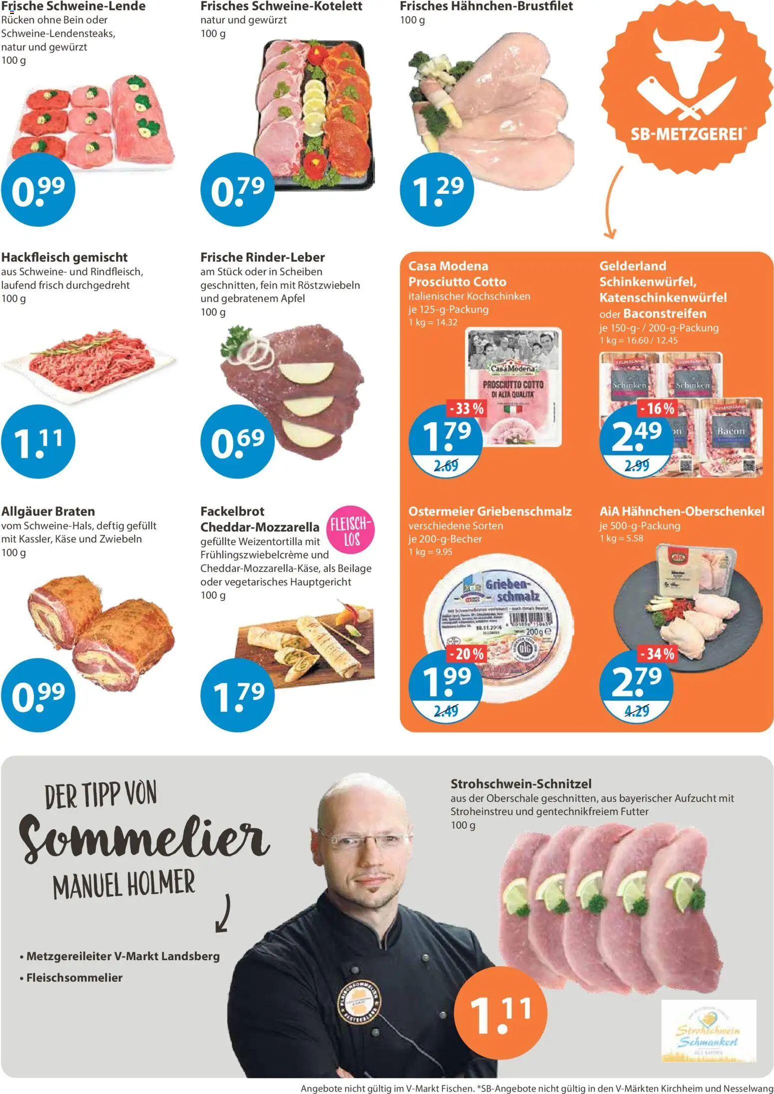 V-Markt - Schwaben / Oberbayern – gültig ab 22.01.2026 | Seite: 3 | Produkte: Käse, Äpfel, Schinken, Fleisch