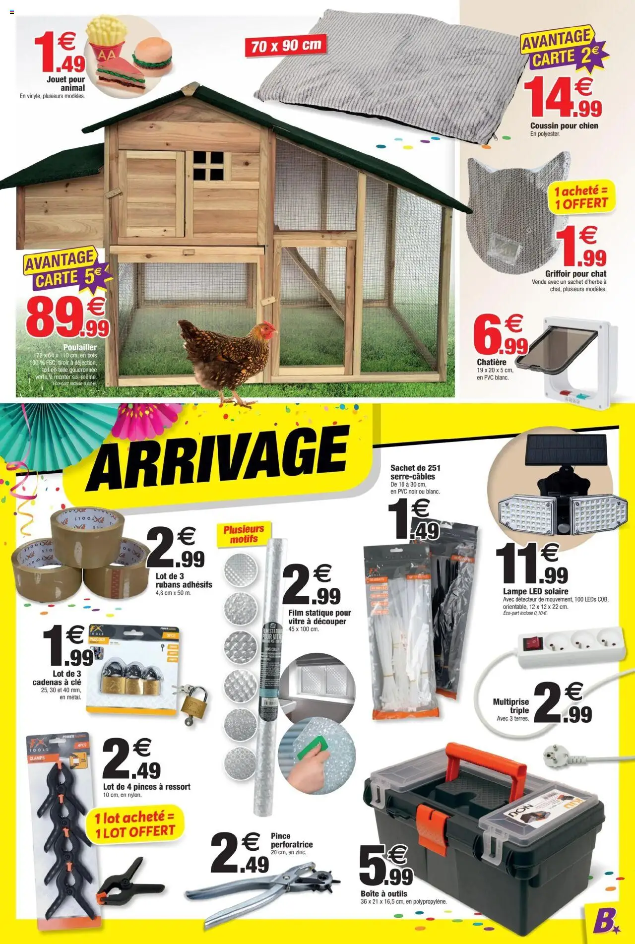  | Page: 3 | Produits: Pinces, Clé, lampe LED, Lampe