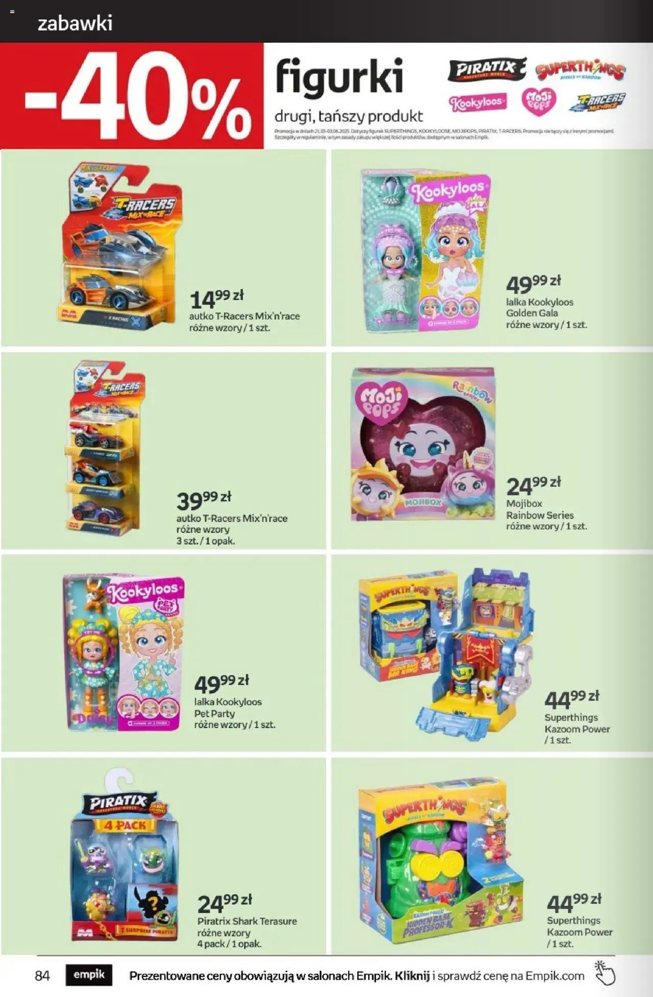 Empik promocje od 21.05.2025 | Strona: 84 | Produkty: Lalka, Figurki