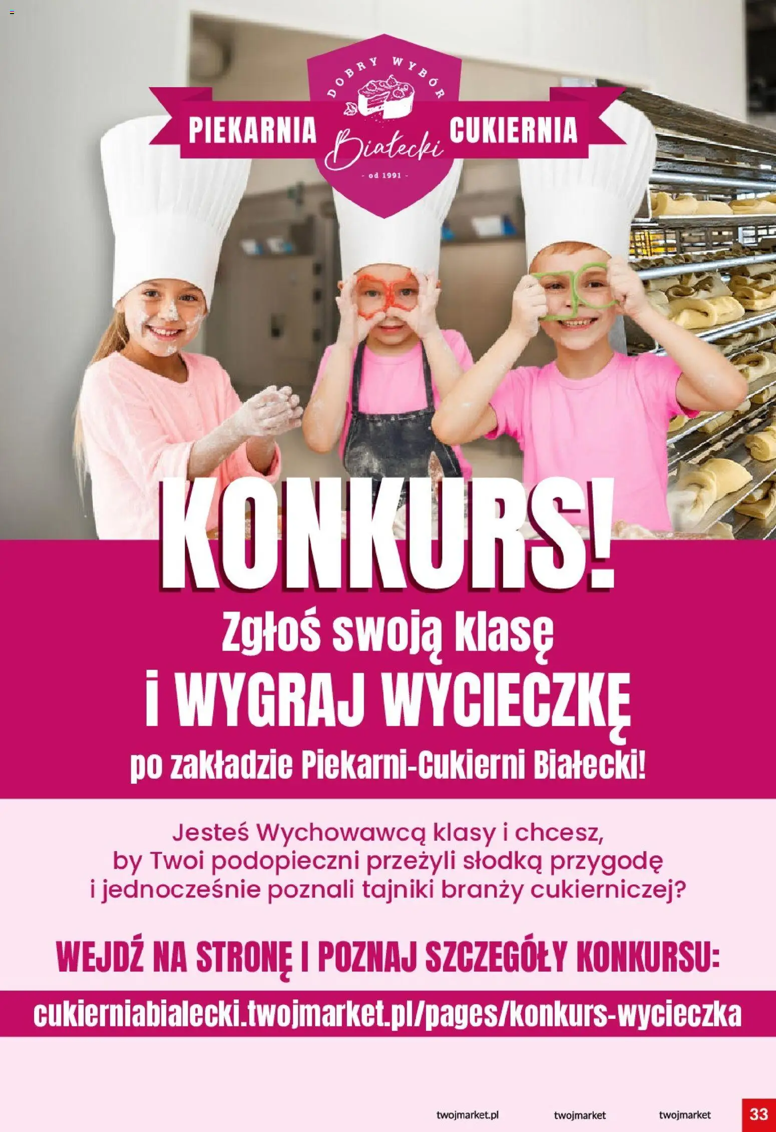 Twój Market Gazetka od 05.11.2025 | Strona: 33 | Produkty: Piekarnia